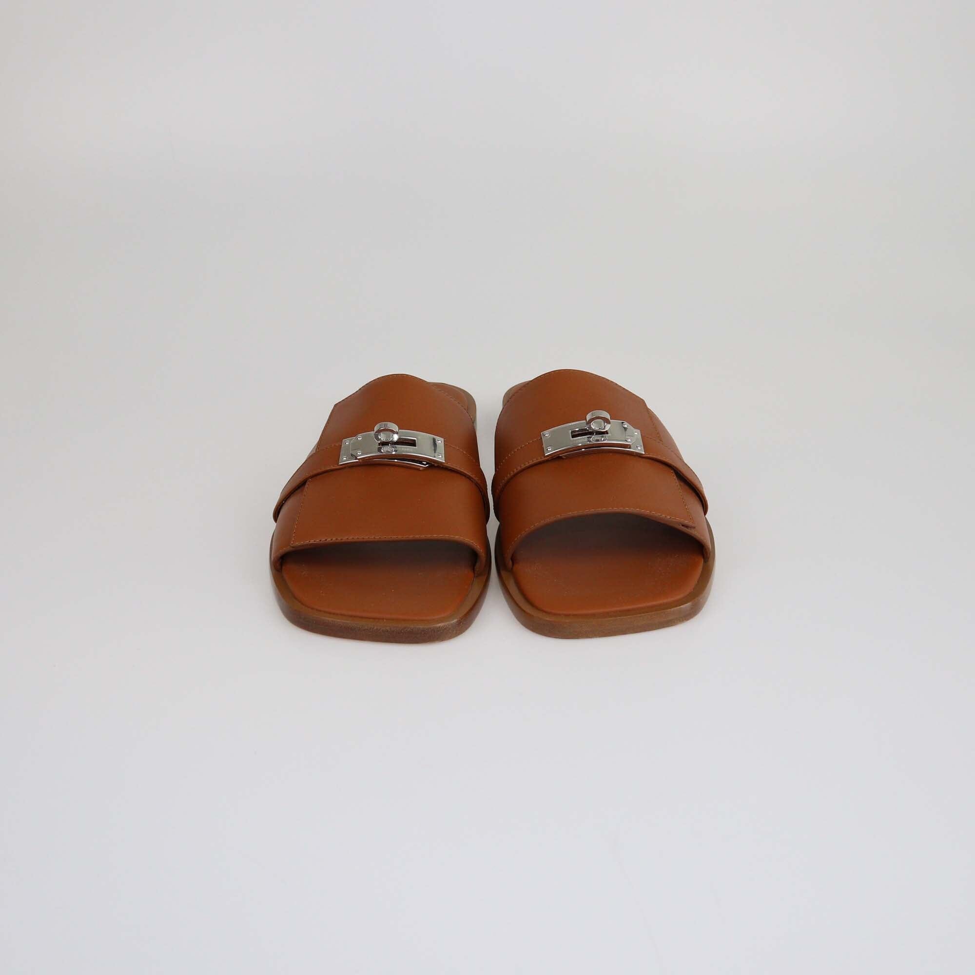 Hermes Naturel Gabriel Sandals Mens Hermes