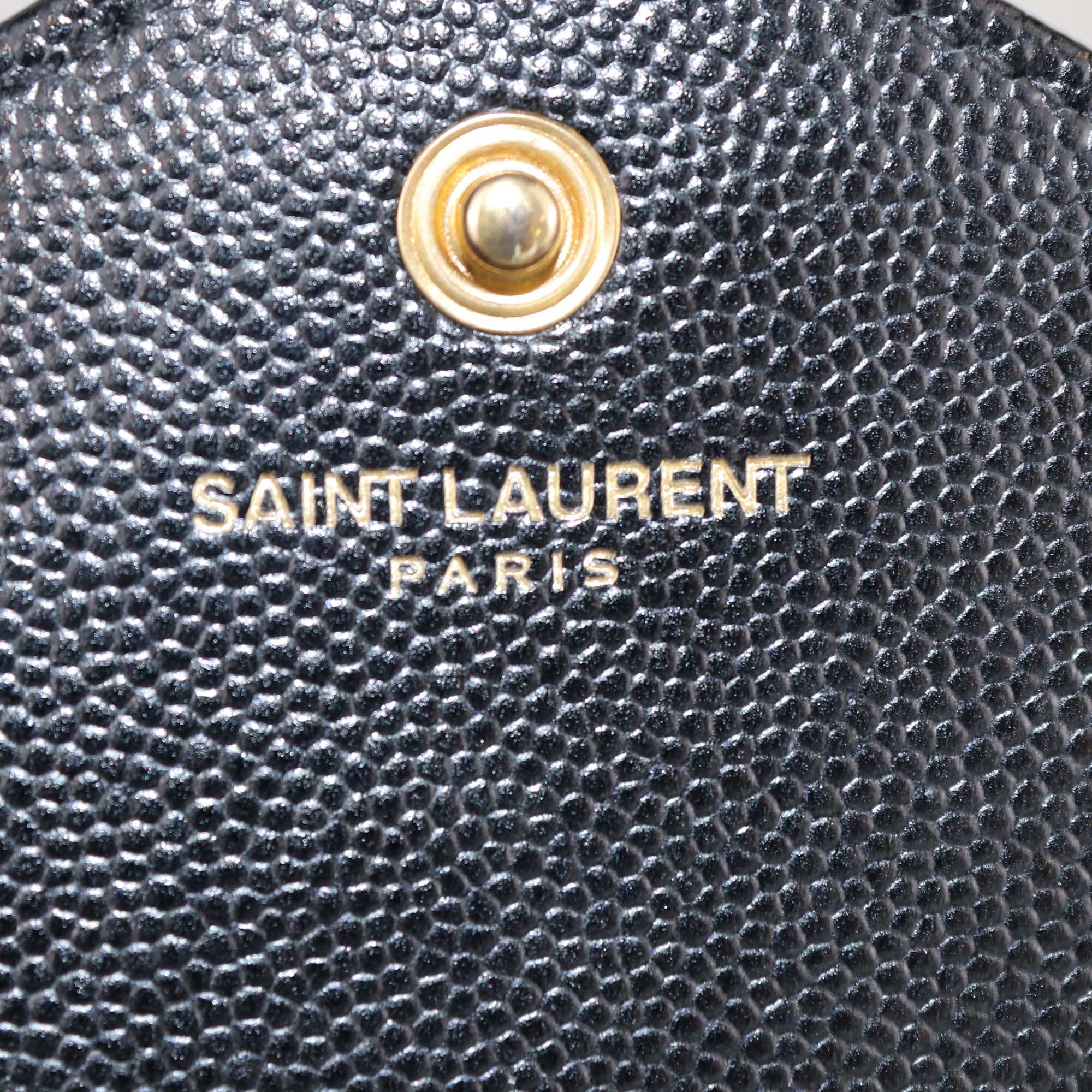 Saint Laurent Black Classic Cassandre Wallet On Chain Womens Saint Laurent