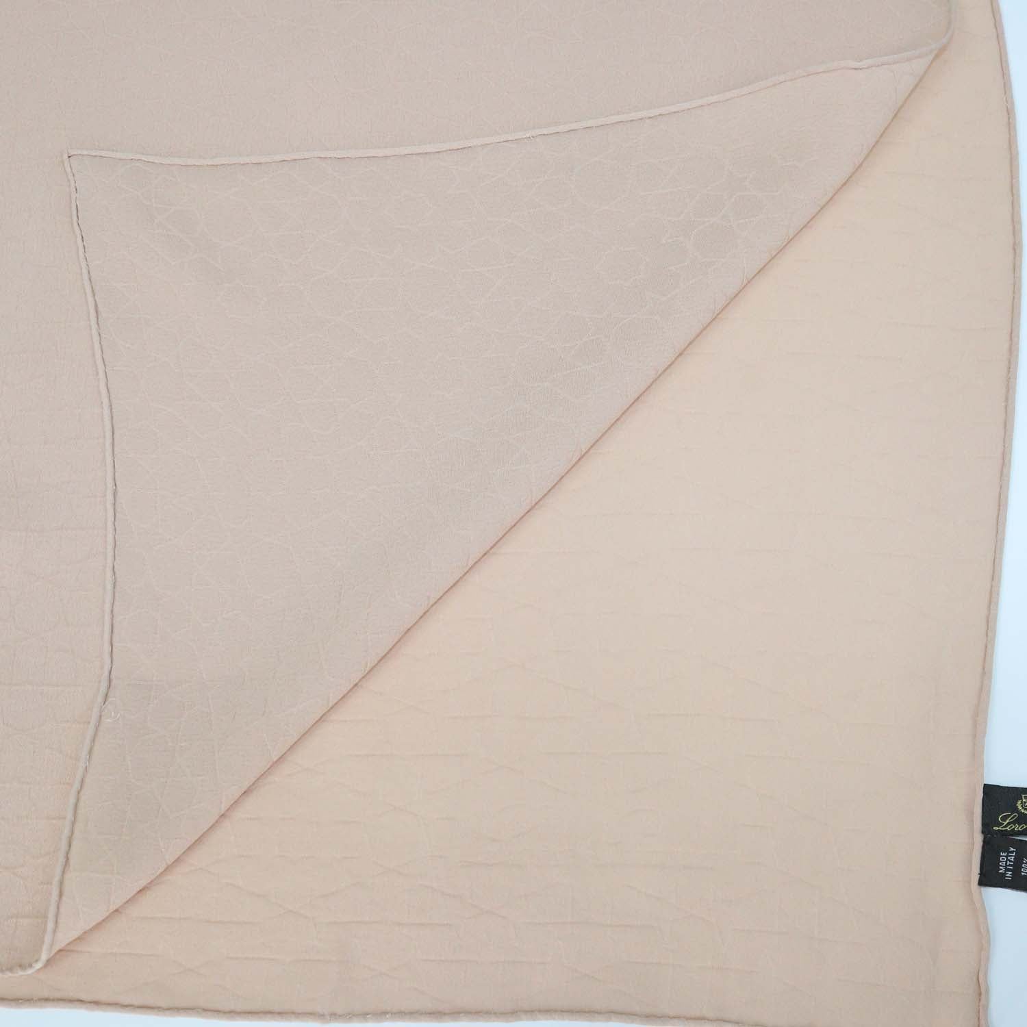Loro Piana Beige Silk Ceramic Mandala Stole