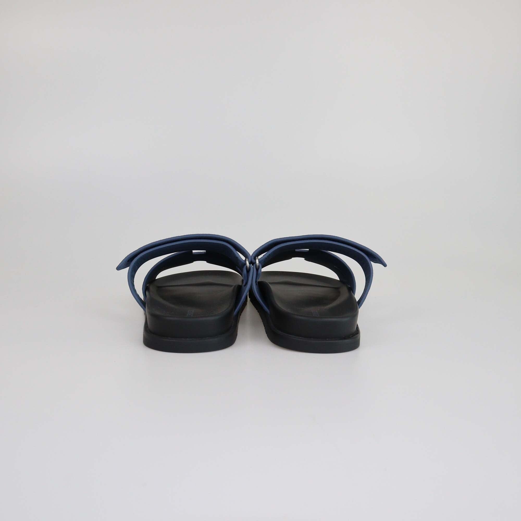 Hermes Blue Celeste Chypre Sandals Mens Hermes