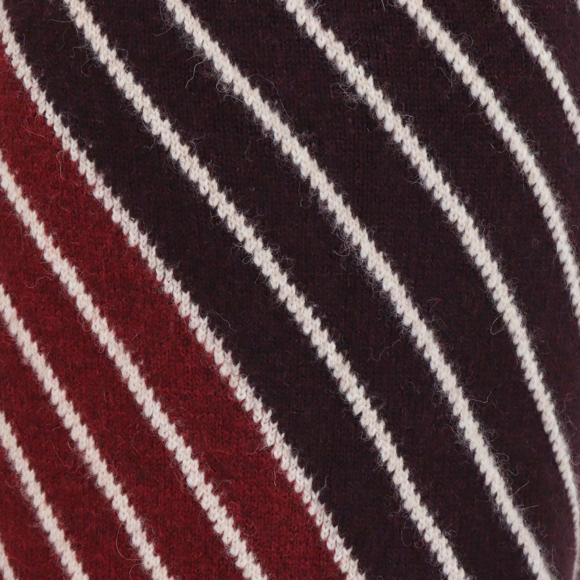 Stella McCartney Multicolor Striped Knitted Wool Midi Skirt