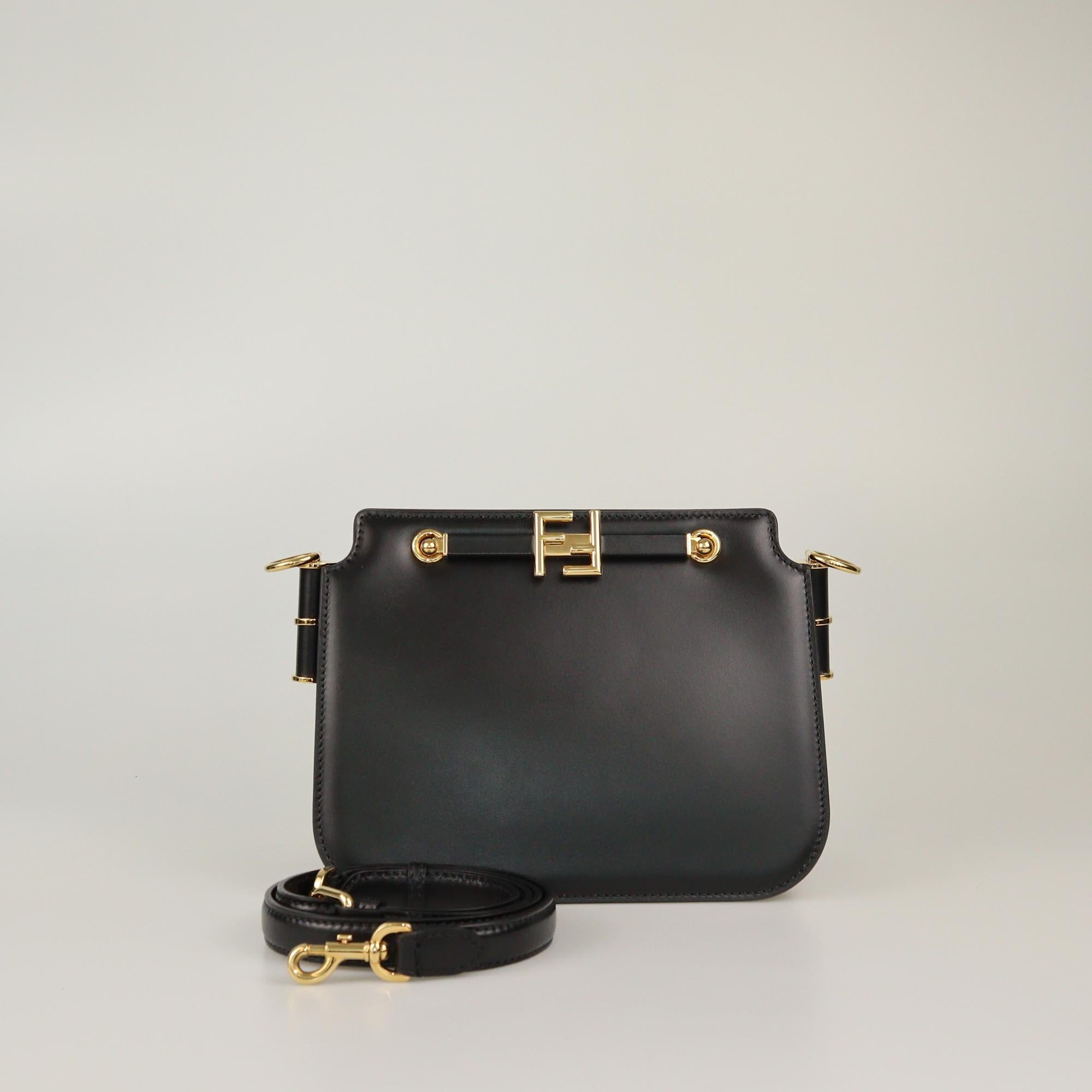 Fendi Black Touch Shoulder Bag Womens Fendi