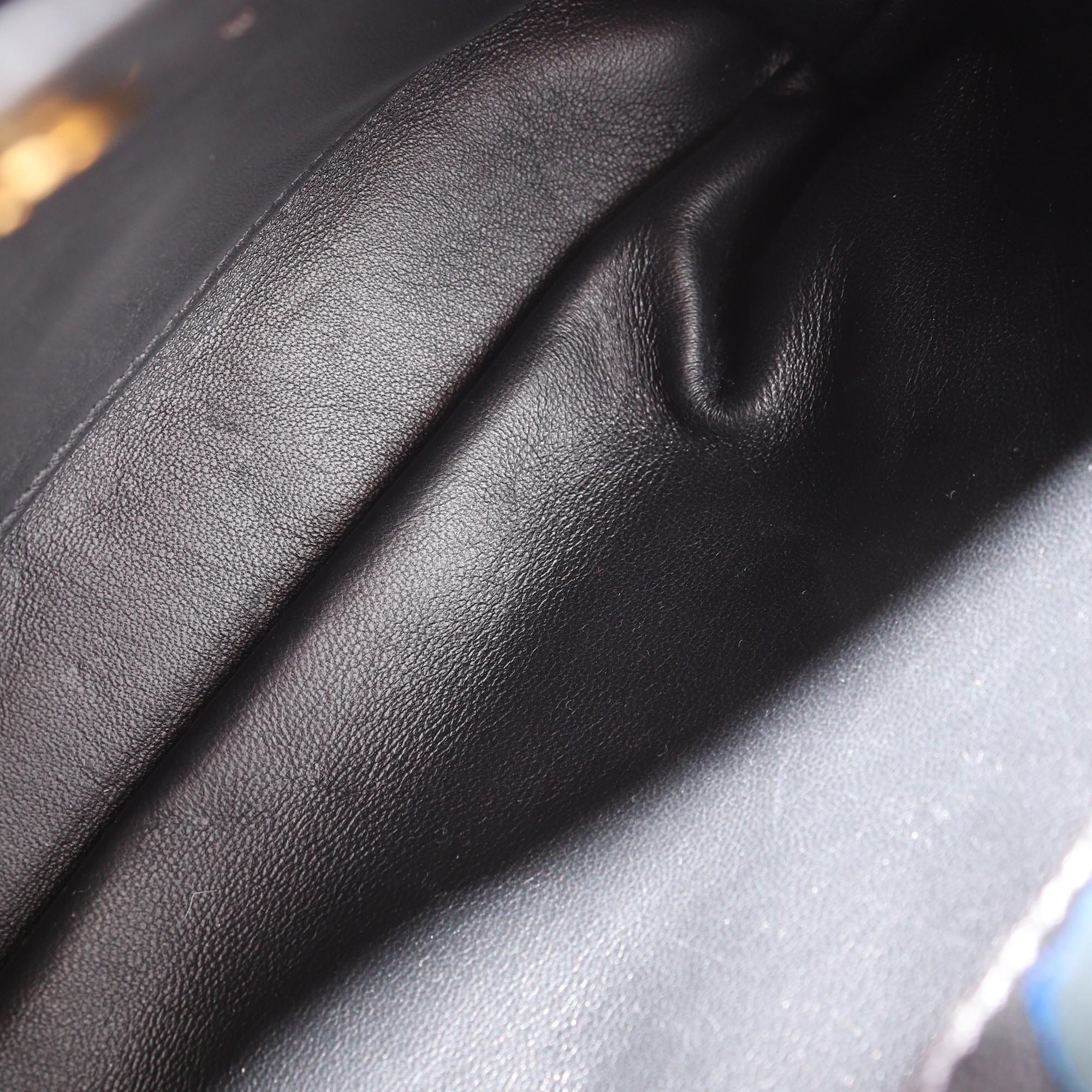 Valentino Black Quilted Small Roman Stud Top Handle Bag Womens Valentino