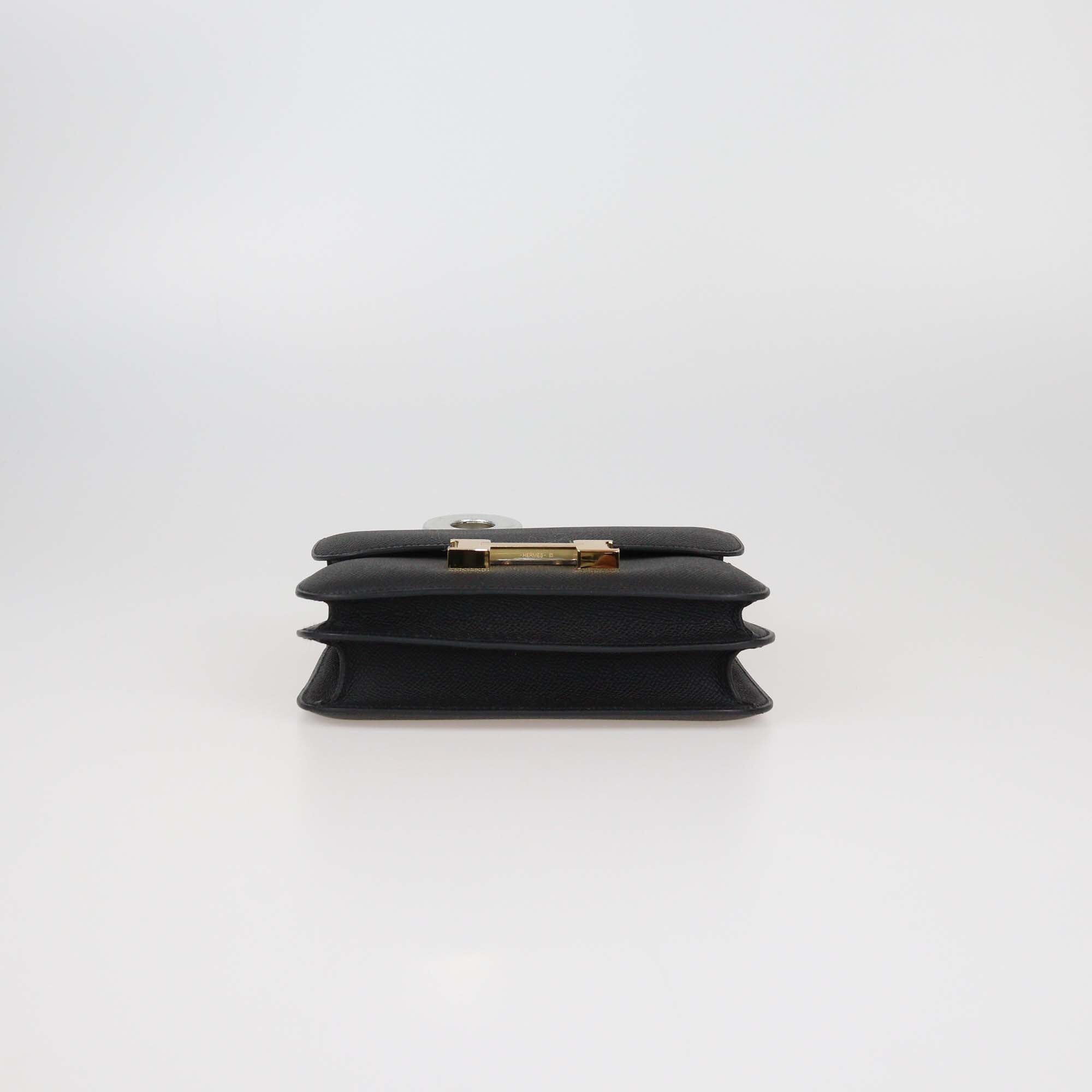 Hermes Black Epsom Mini Constance III Bag Womens Hermes