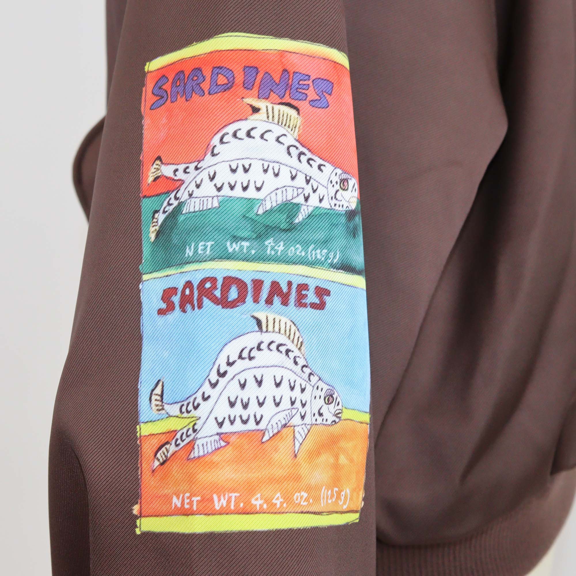 Alemais Brown Fredo Bomber Jacket