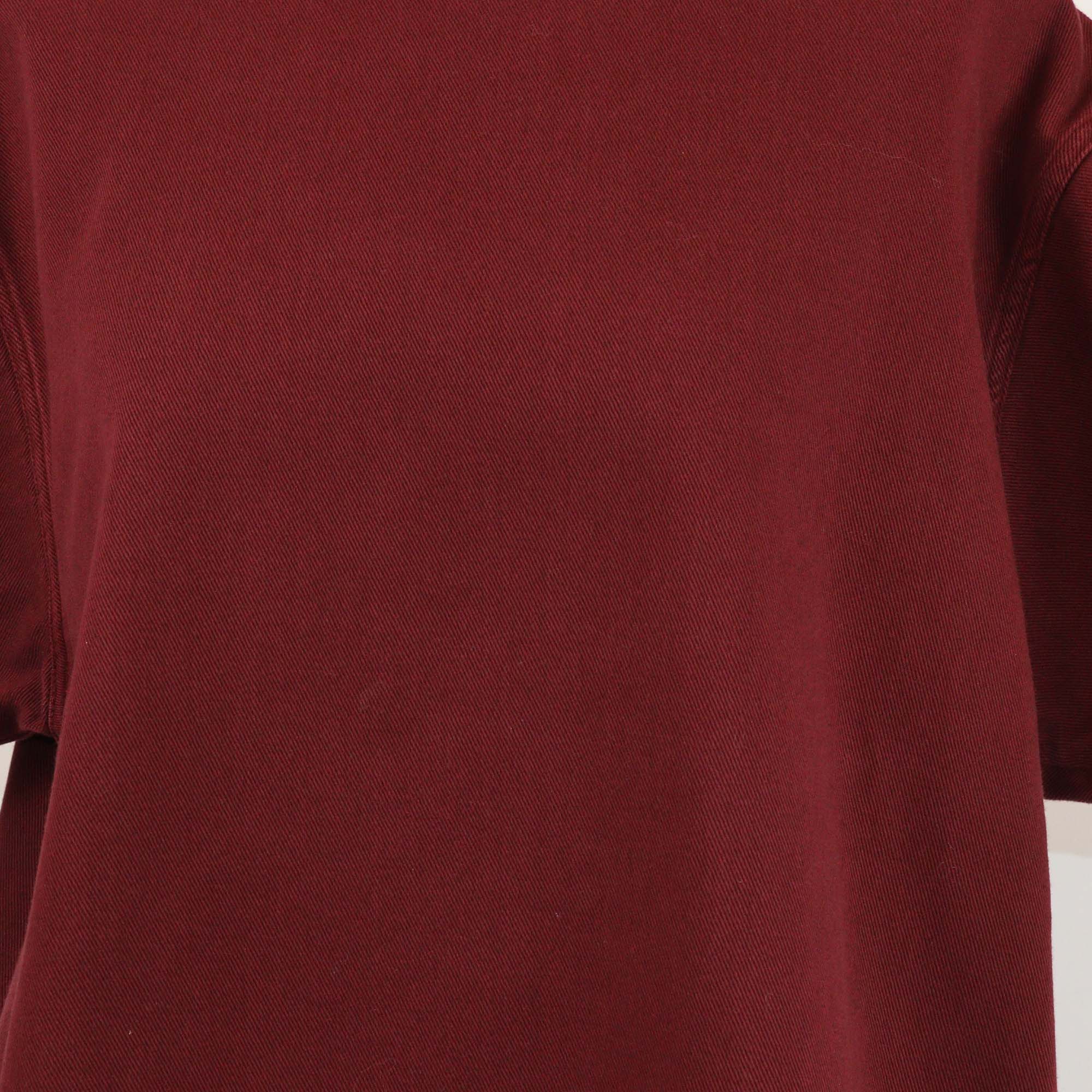 Marques/Almeisa Burgundy Drill T-Shirt Dress