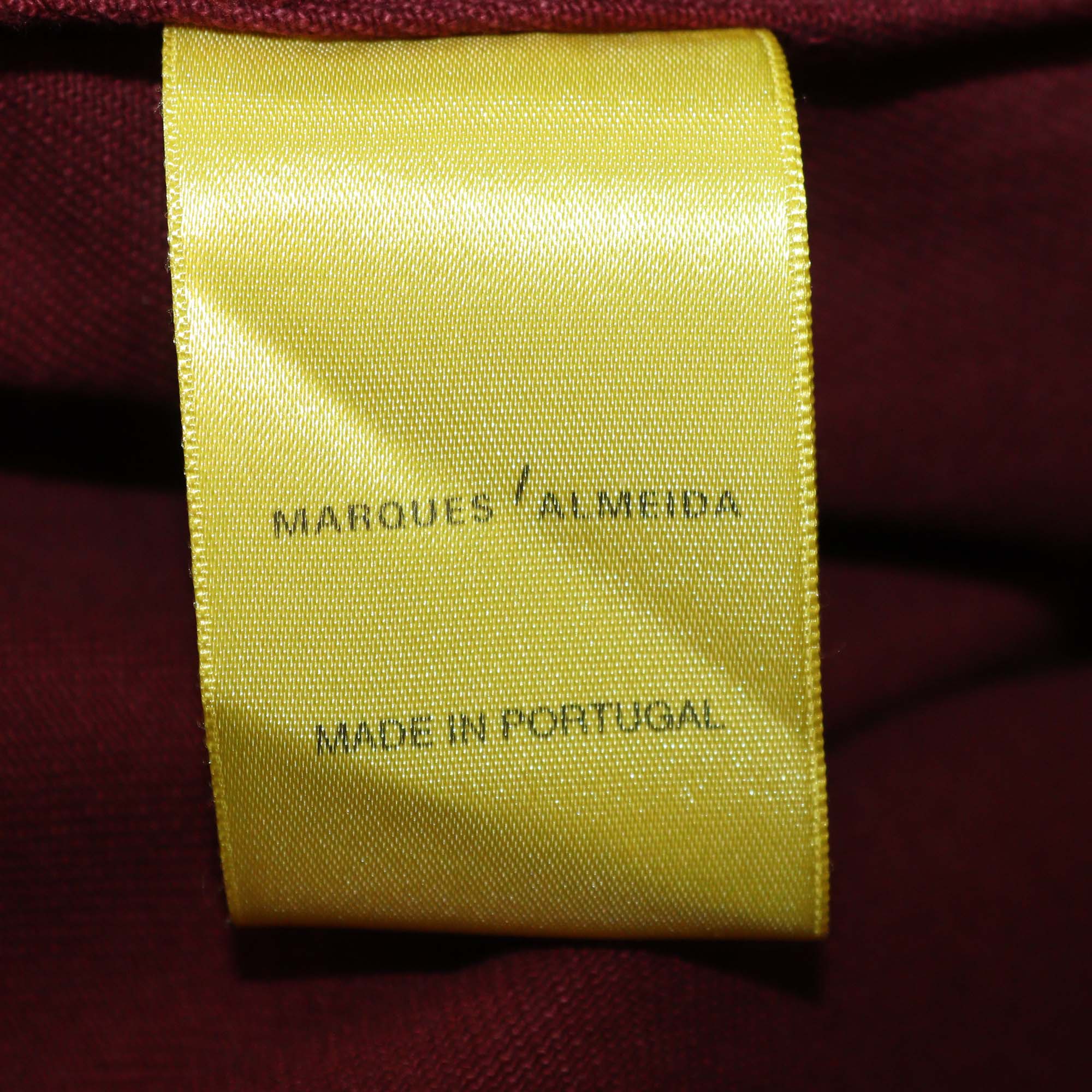 Marques/Almeisa Burgundy Drill T-Shirt Dress