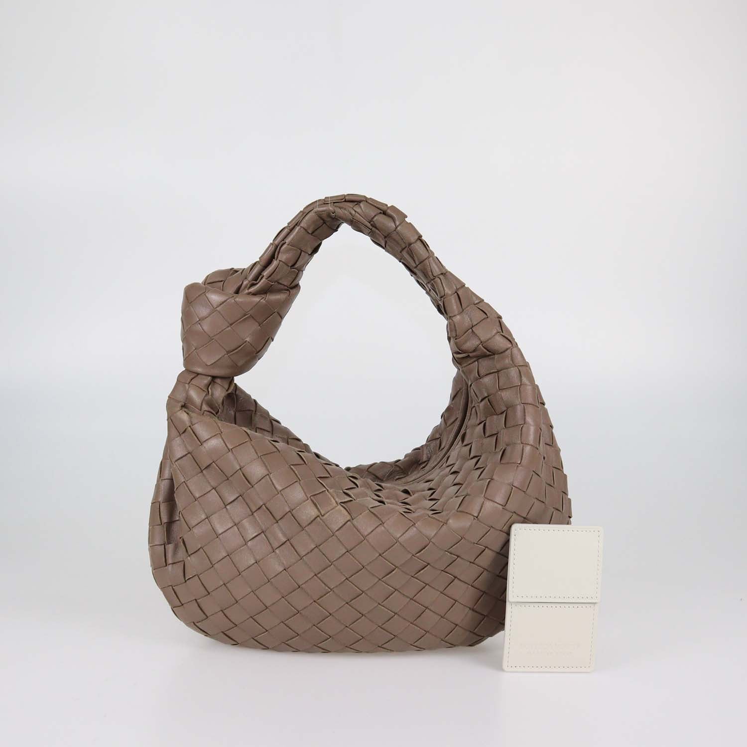 Bottega Veneta Brown Intrecciato Leather Teen Jodie Hobo