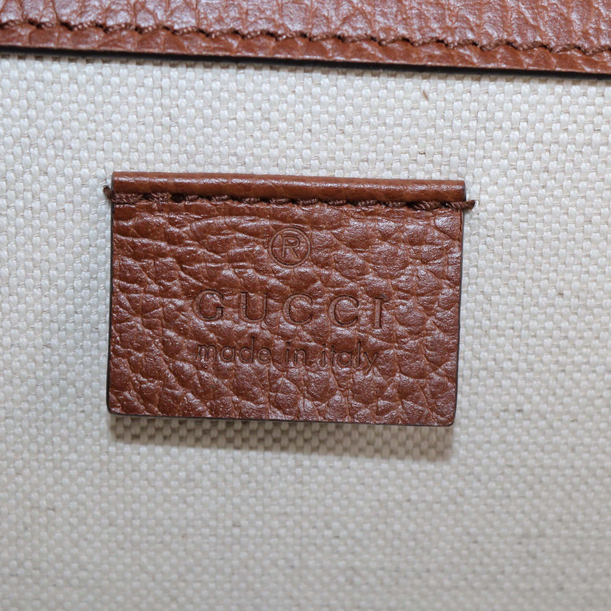 Gucci Brown/Blue GG Denim Small Dionysus Shoulder Bag