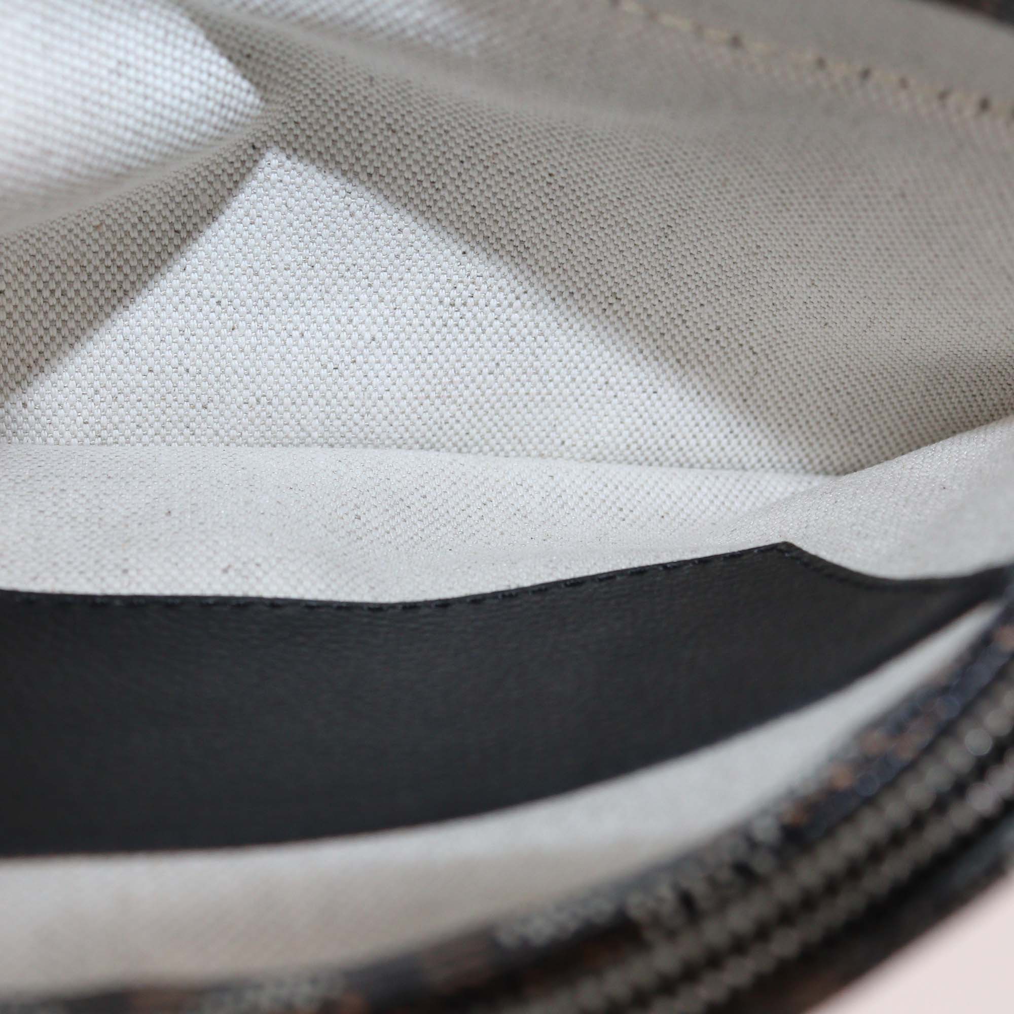 Goyard Black Goyardine Coated Canvas Plumet Pouch-Wallet