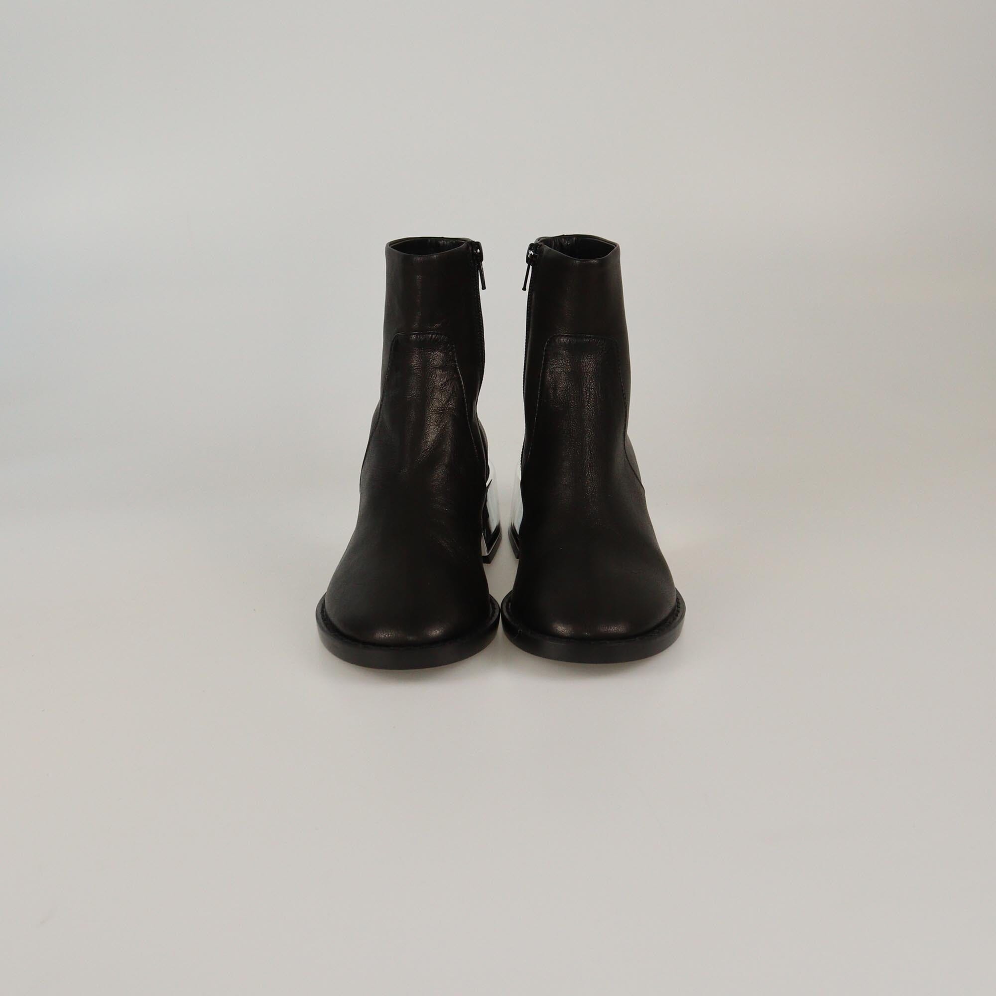 Maison Martin Margiela Black Mirror Heel Boots Womens Maison Martin Margiela