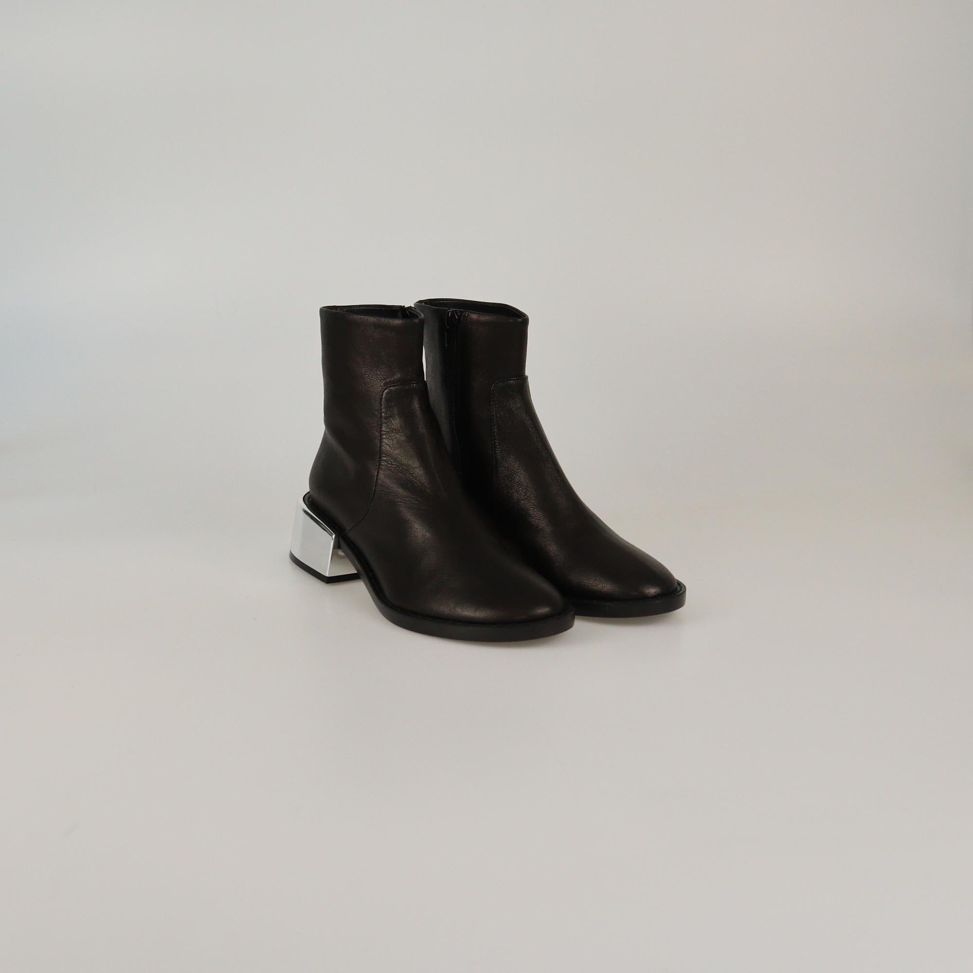 Maison Martin Margiela Black Mirror Heel Boots Womens Maison Martin Margiela