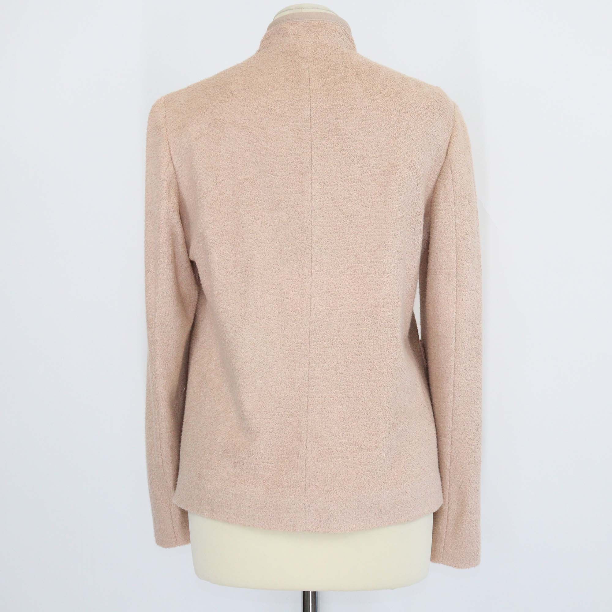 Loro Piana Beige Linen Cotton Blend Spagna Terry Jacket