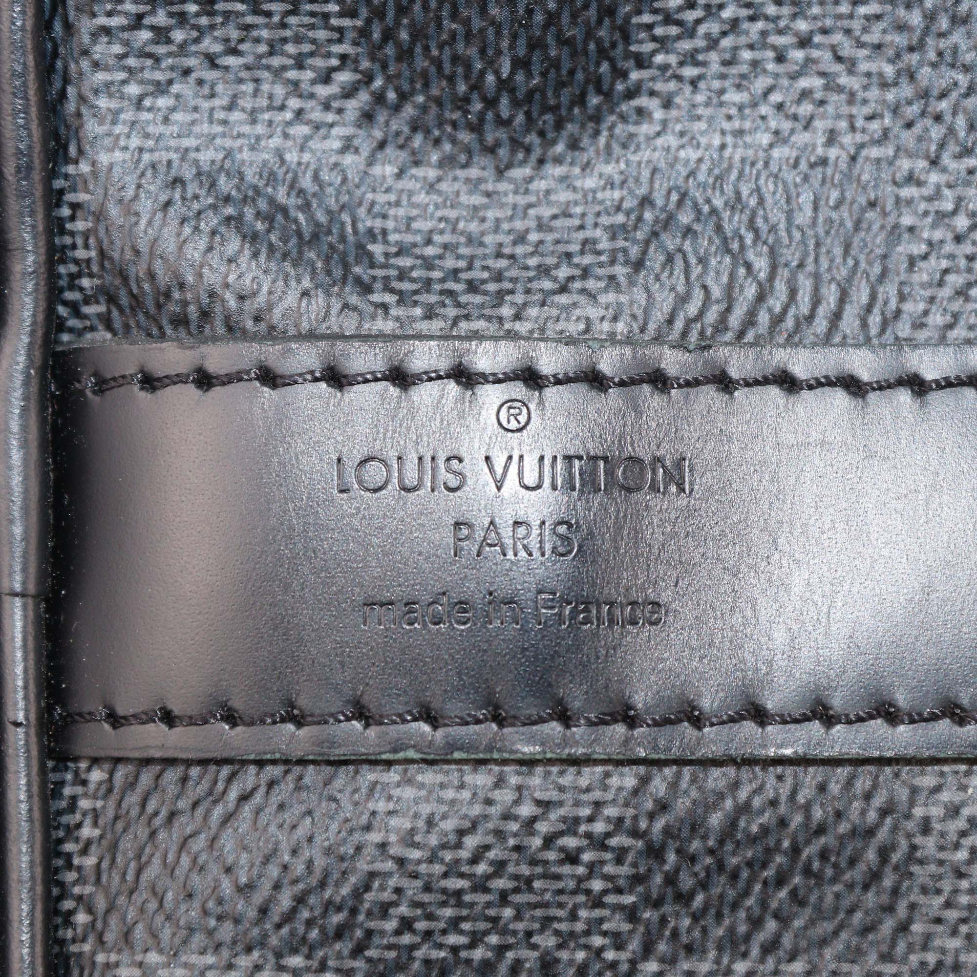 Louis Vuitton Damier Graphite Canvas Keepall Bandoulier 45 Bag