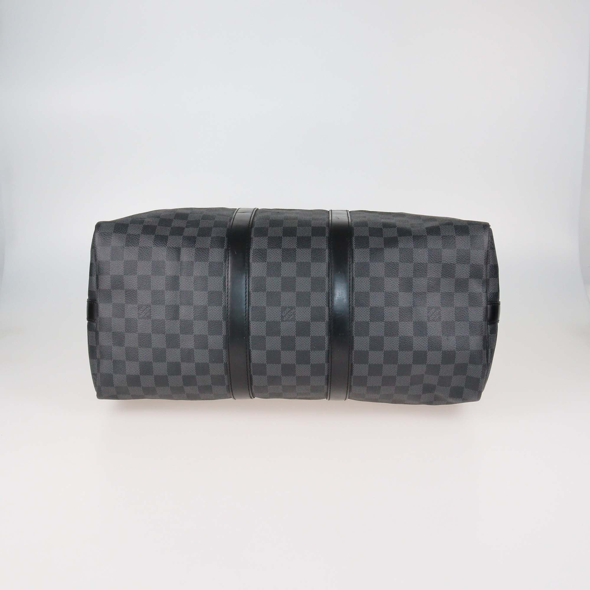 Louis Vuitton Damier Graphite Canvas Keepall Bandoulier 45 Bag