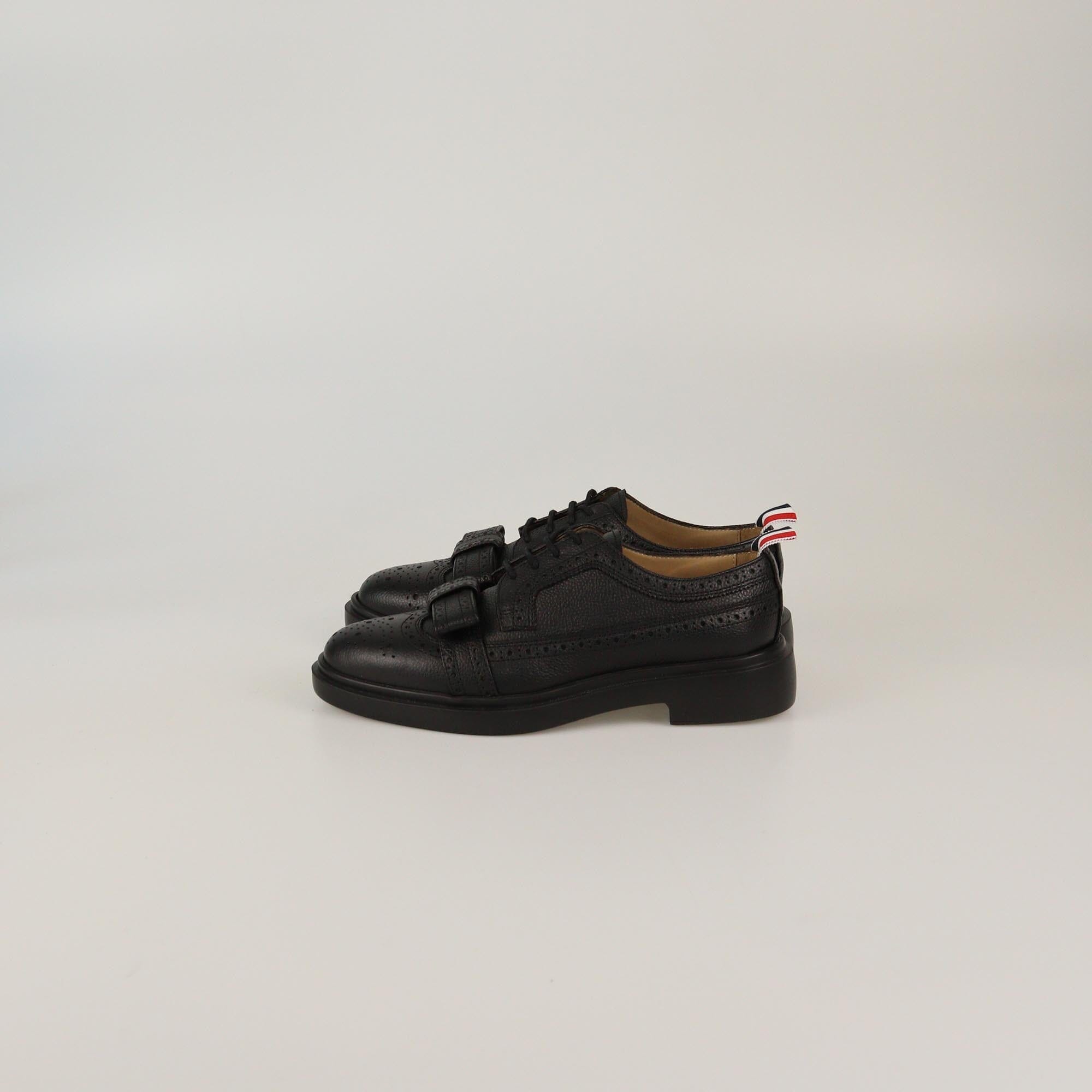 Thom Browne Black Bow Detailed Longwing Brogues Womens Thom Browne
