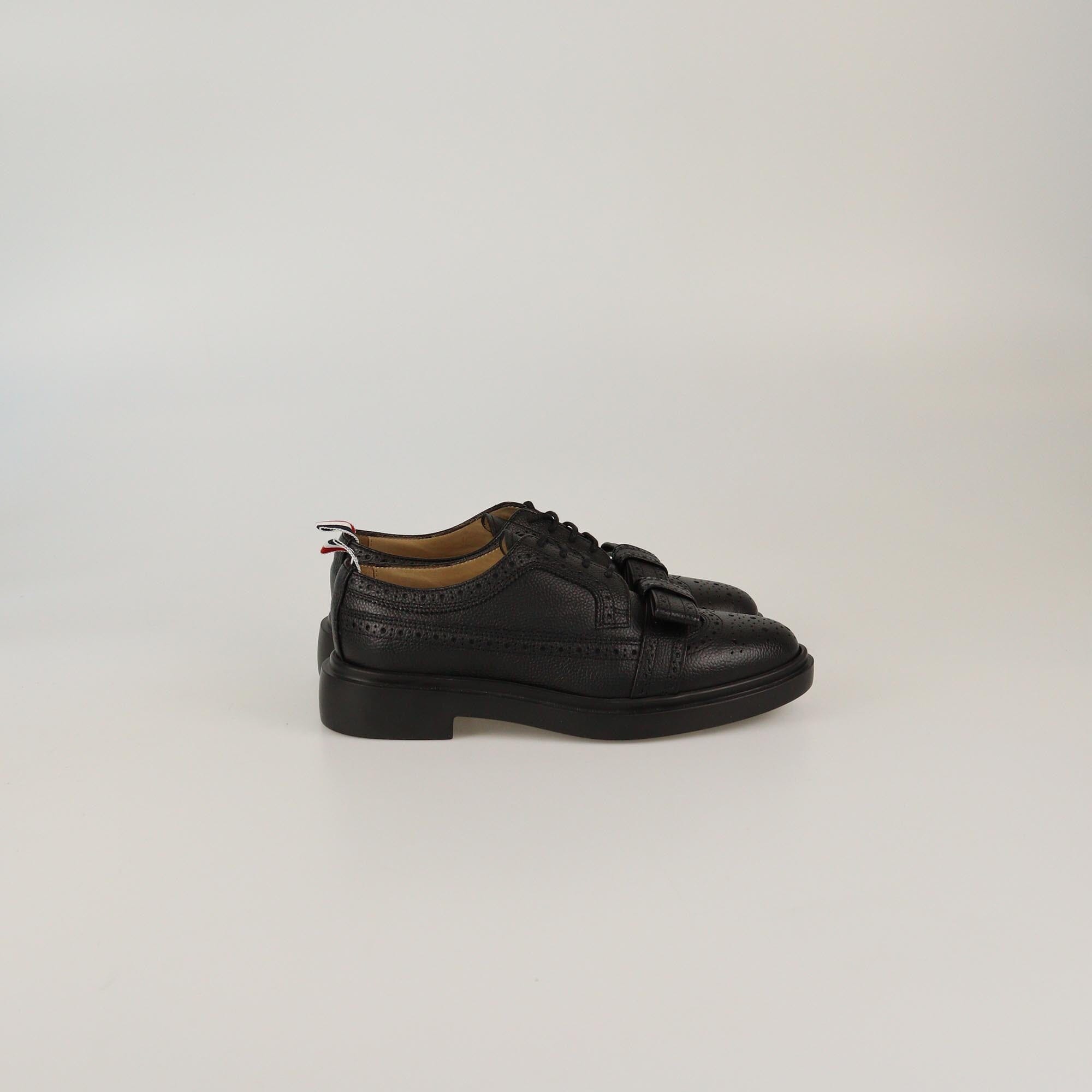 Thom Browne Black Bow Detailed Longwing Brogues Womens Thom Browne