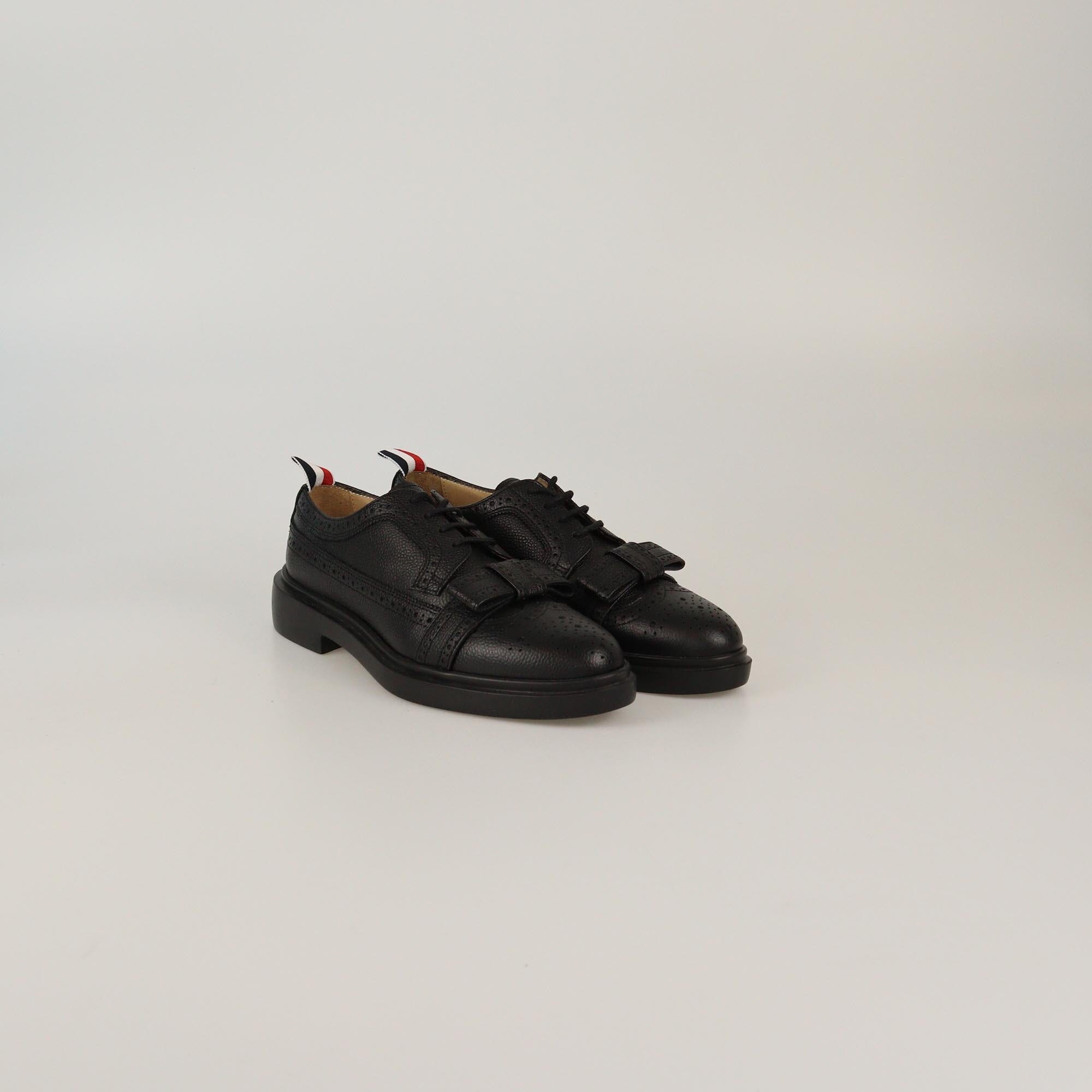 Thom Browne Black Bow Detailed Longwing Brogues Womens Thom Browne
