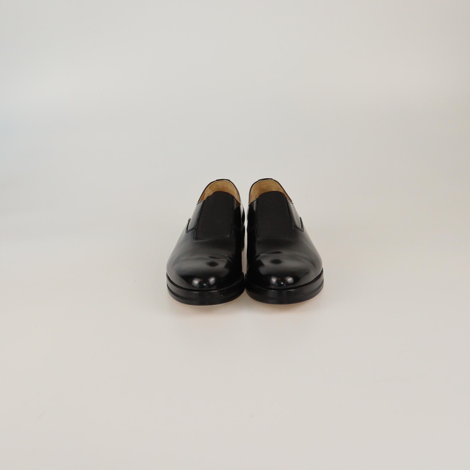 Maison Martin Margiela Black Slip On Oxford Womens Maison Martin Margiela