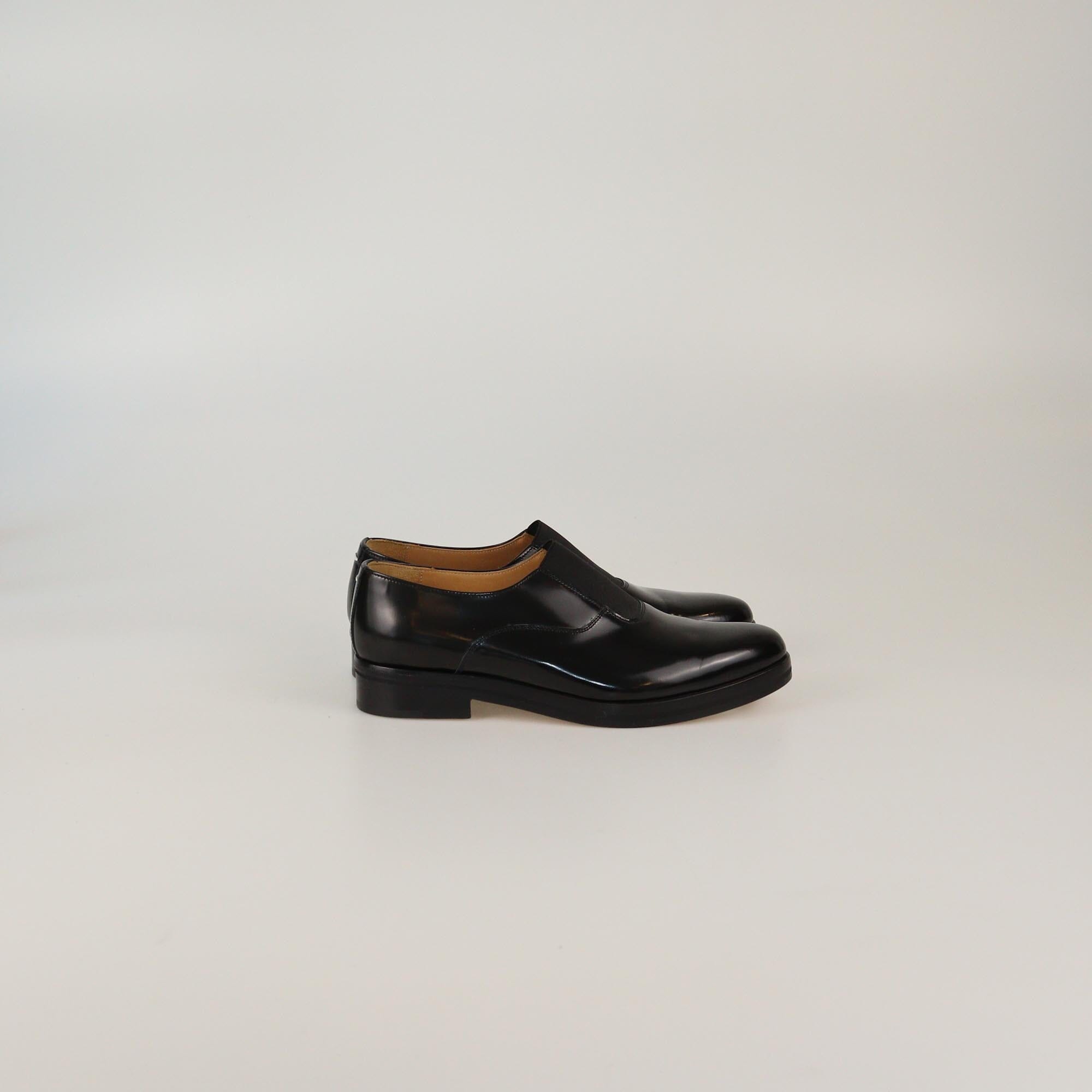 Maison Martin Margiela Black Slip On Oxford Womens Maison Martin Margiela