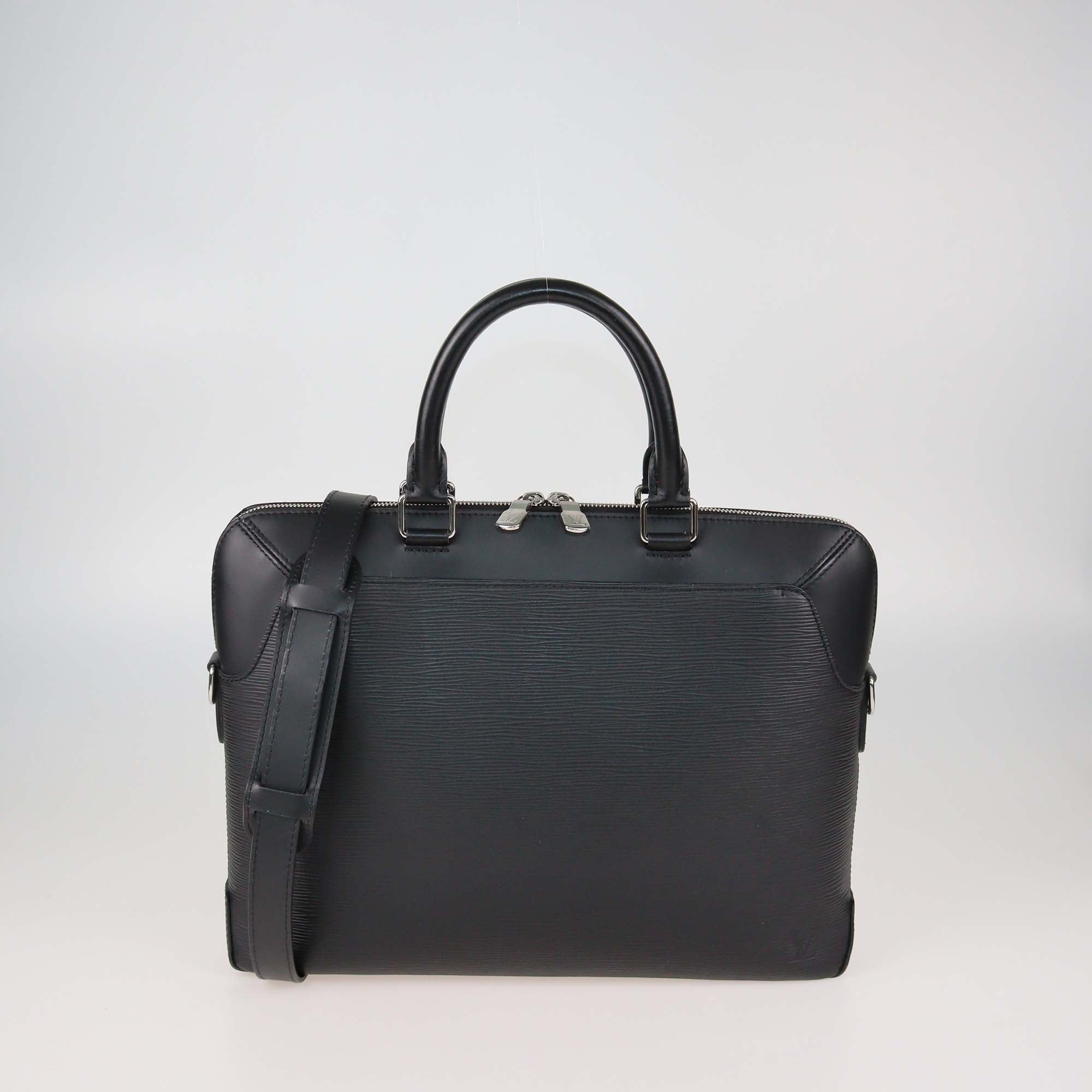 Louis Vuitton Black Epi Leather Oliver Briefcase