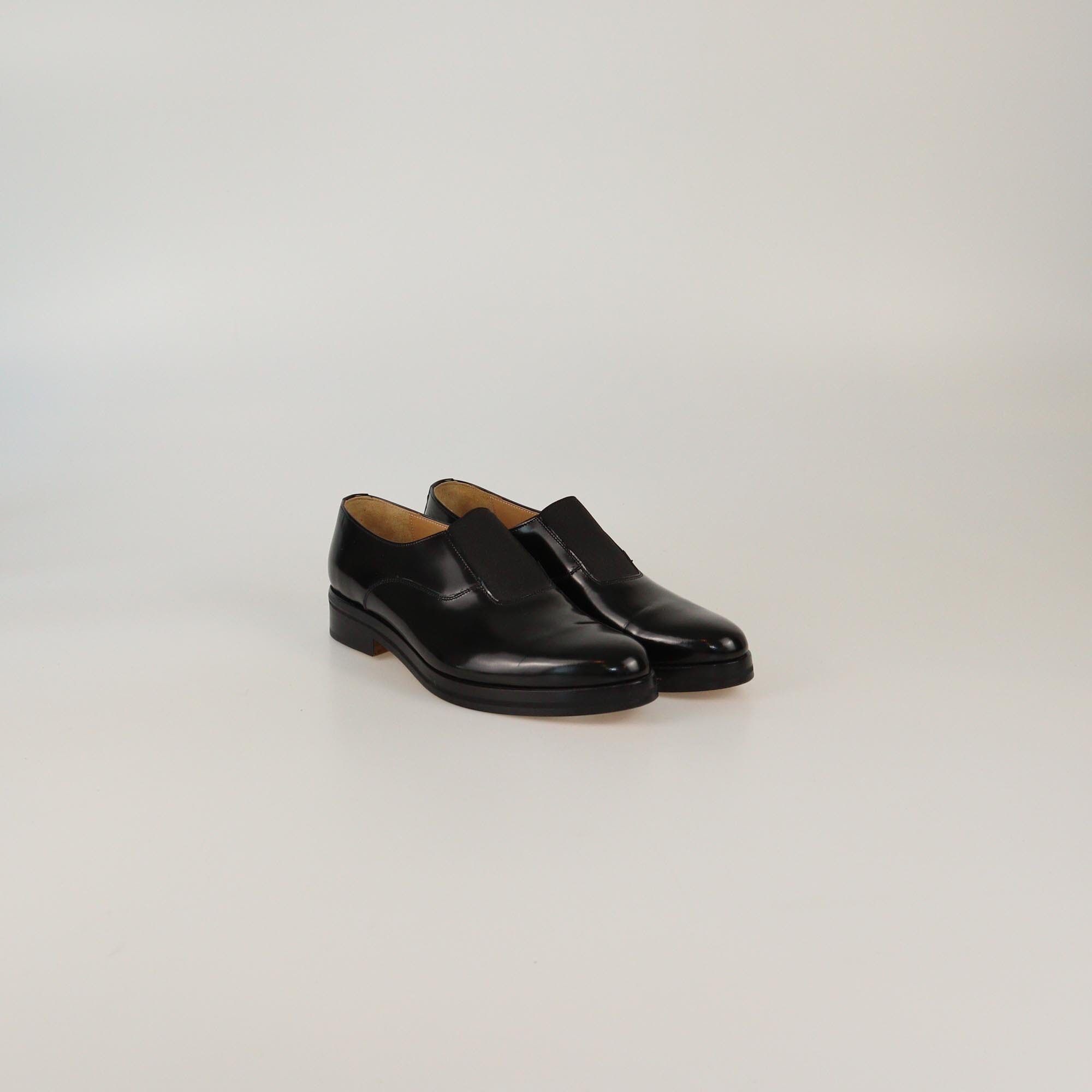 Maison Martin Margiela Black Slip On Oxford Womens Maison Martin Margiela