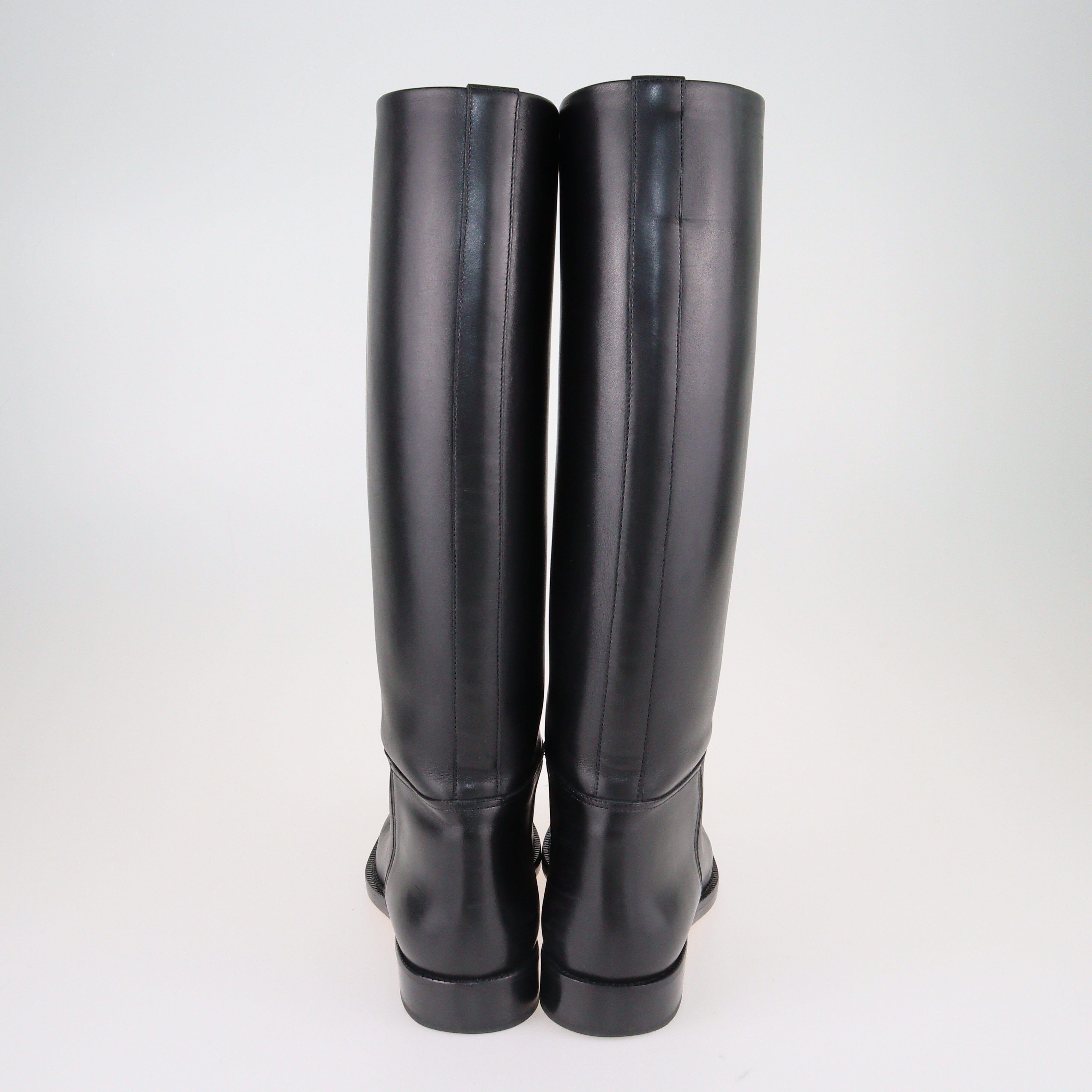 Black Knee High Boots Shoes Bottega Veneta