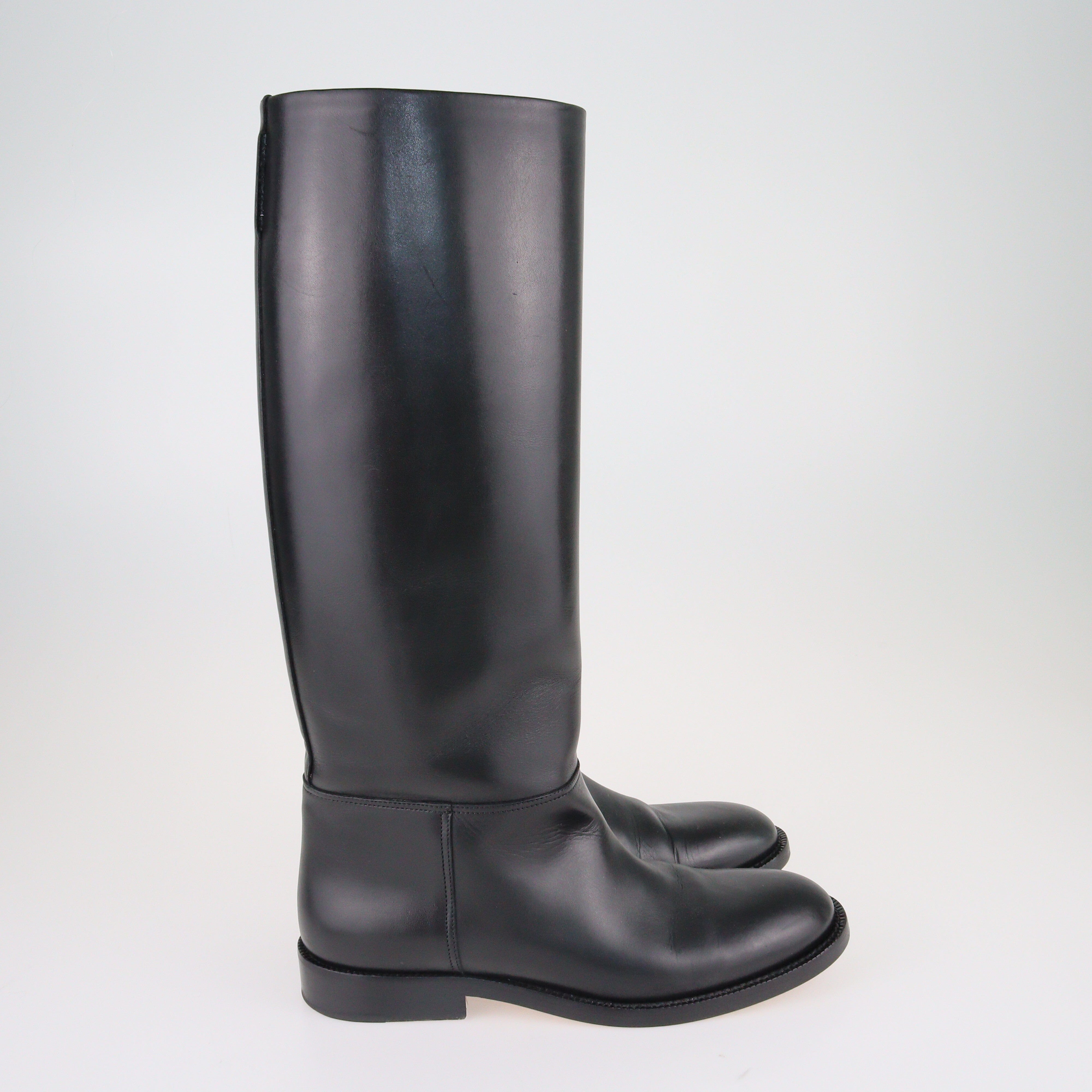 Black Knee High Boots Shoes Bottega Veneta