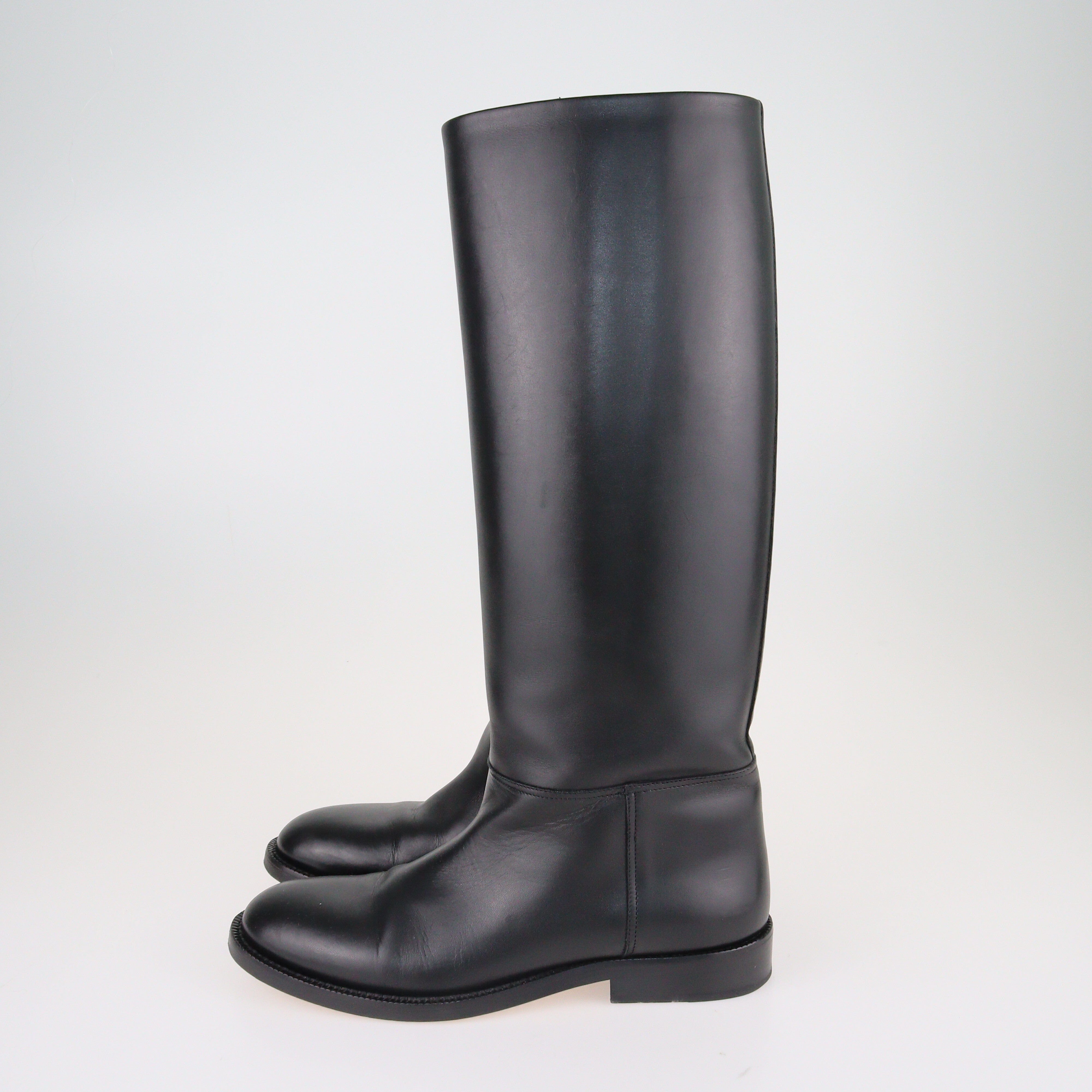 Black Knee High Boots Shoes Bottega Veneta