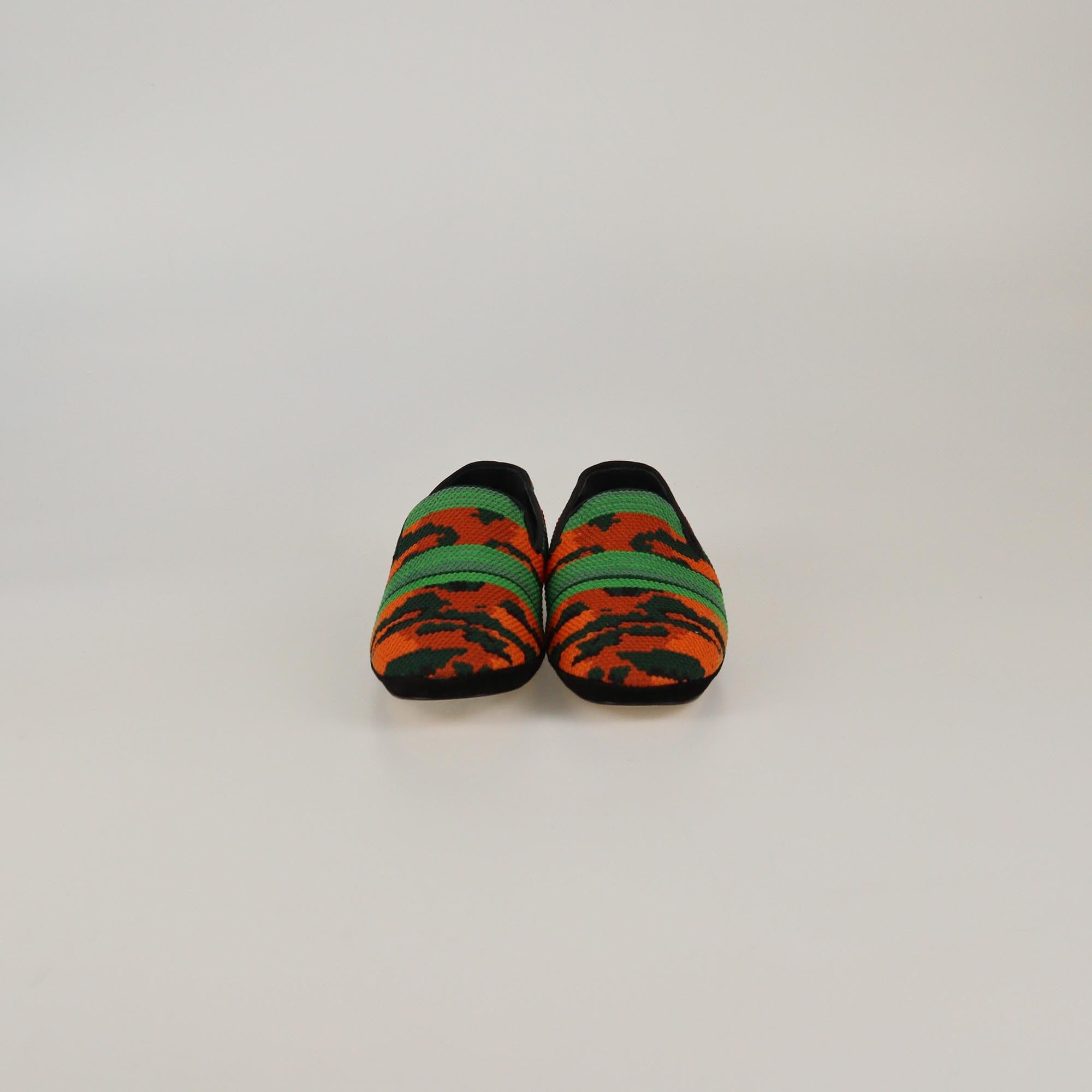 Loewe Multicolor Woven Flat Loafers Womens Loewe