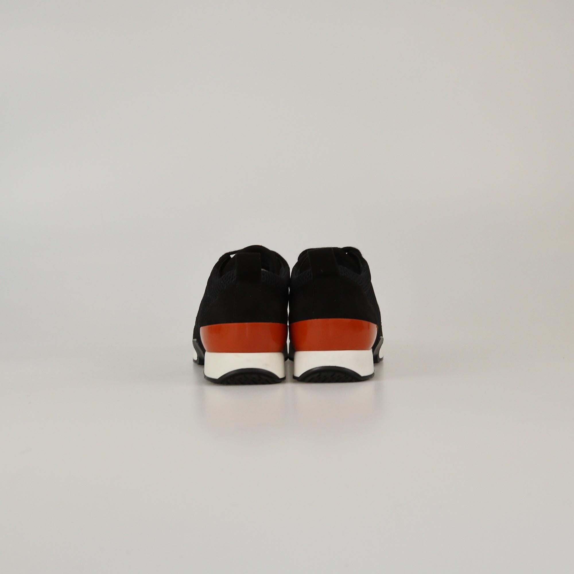 Hermes Black/Brown Mesh Low Top Sneakers Womens Hermes