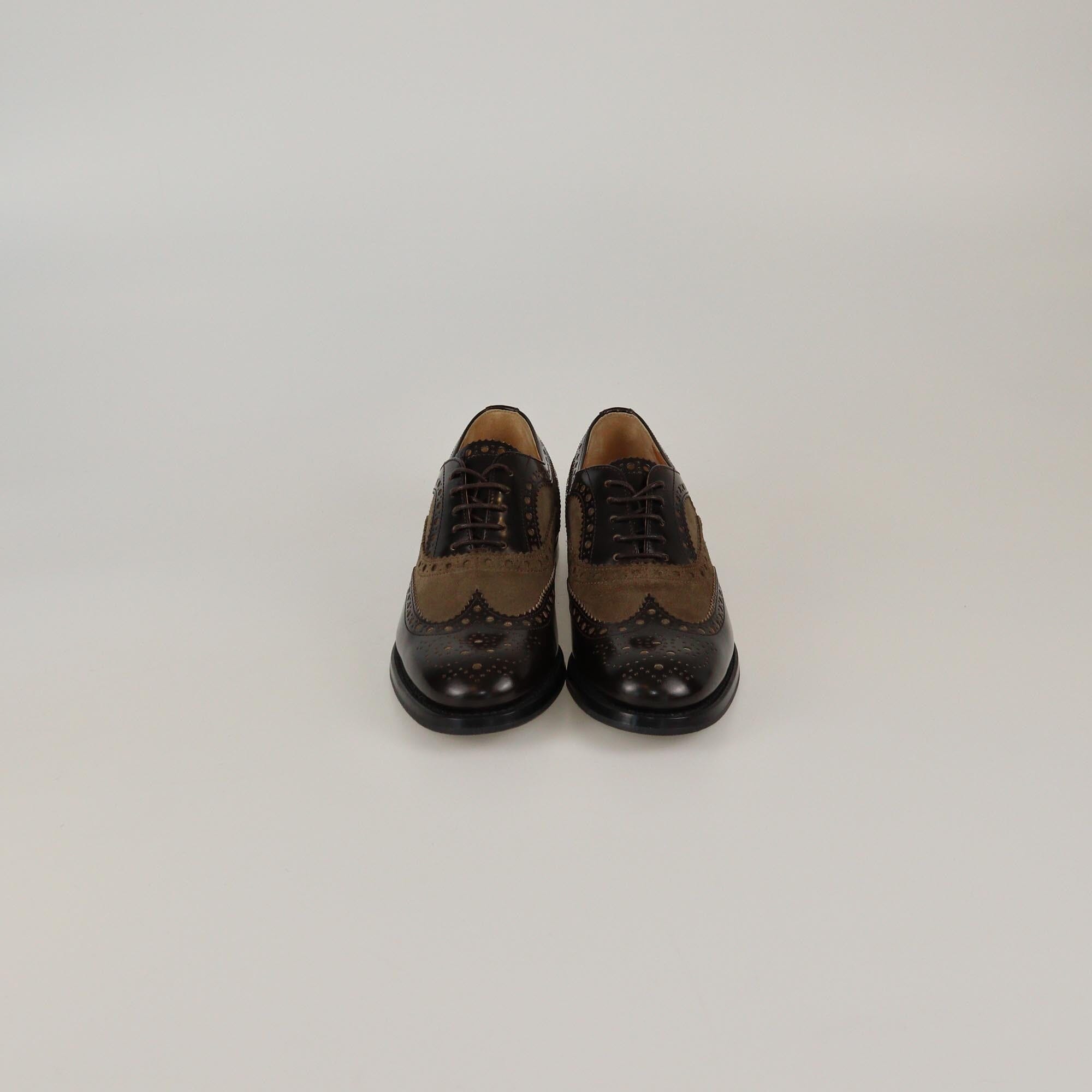 Church's Brown Brogues Burwood Oxford Womens Church's