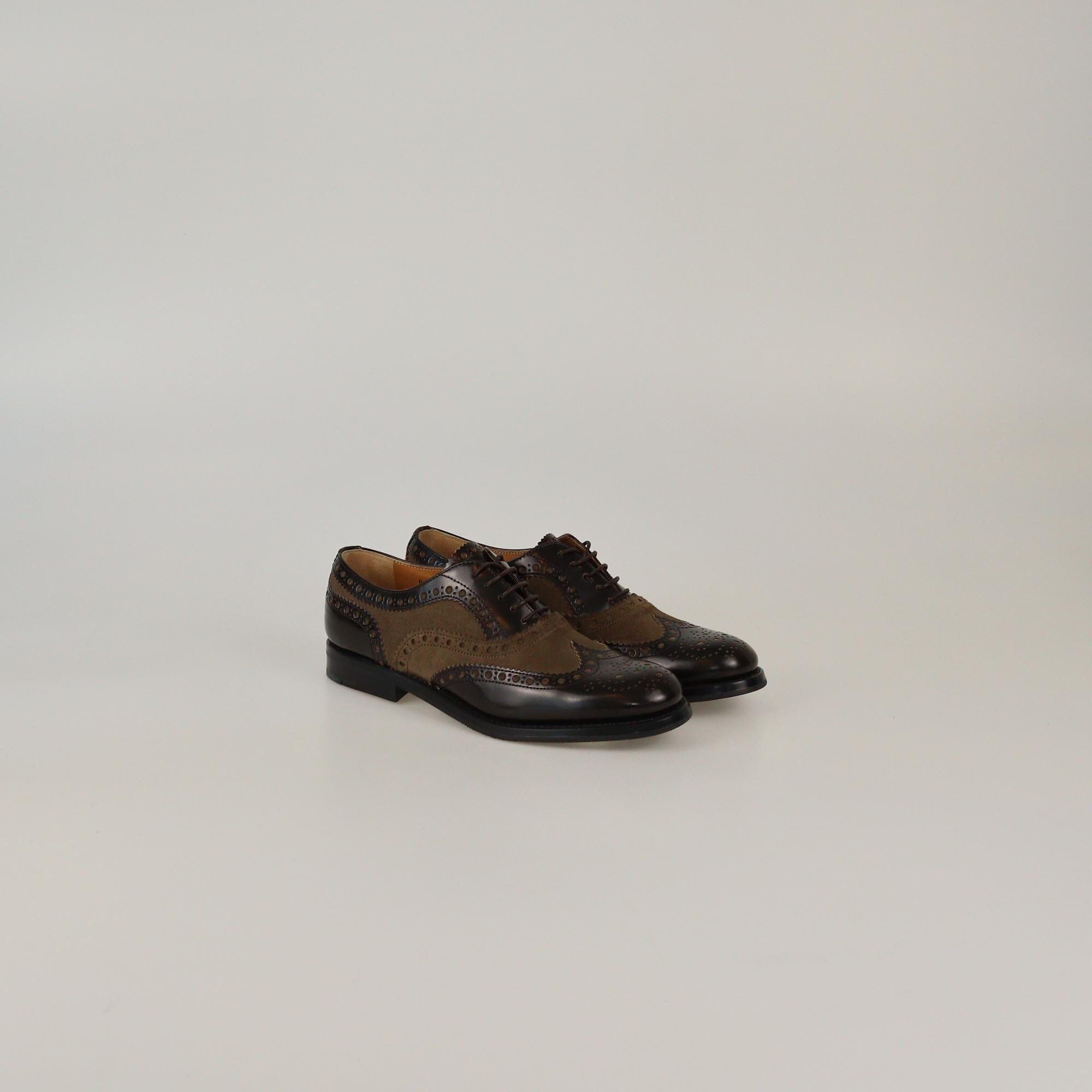 Church's Brown Brogues Burwood Oxford Womens Church's
