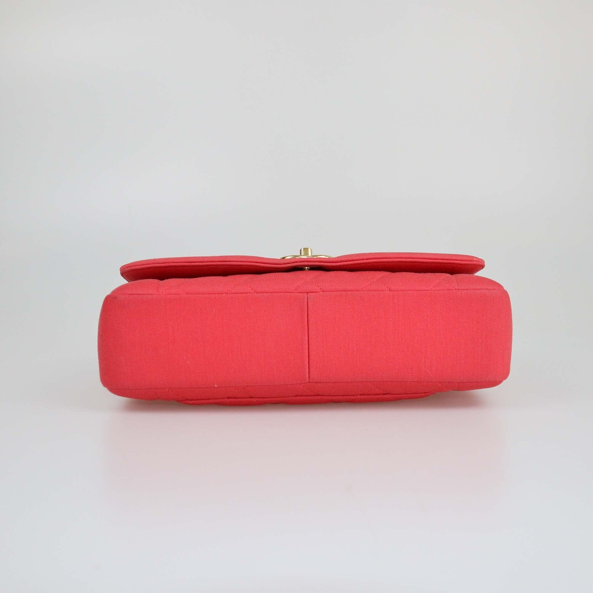 Chanel Blush Pink Quilted Jersey Diana Flap Bag Womens Chanel