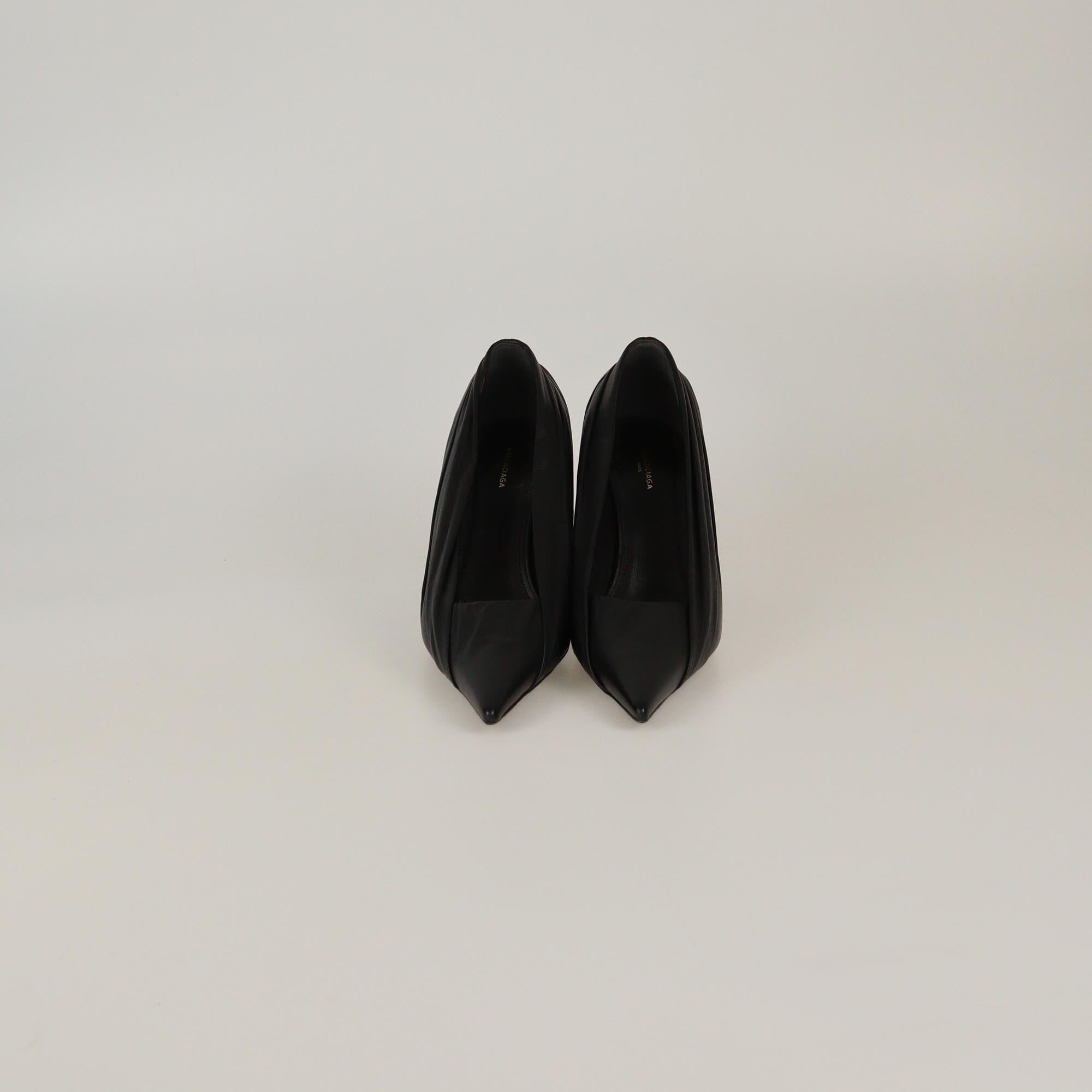 Balenciaga Black Knife Pointed Toe Pumps Womens Balenciaga
