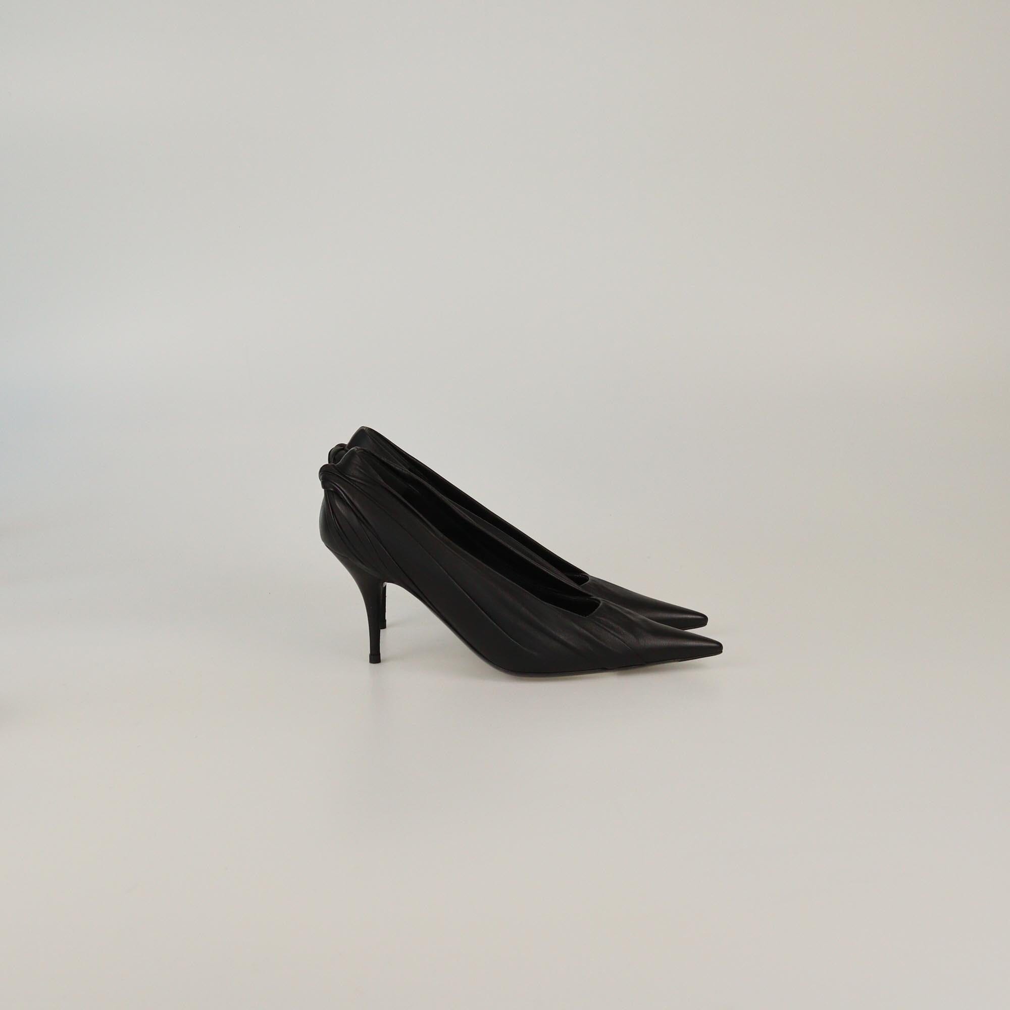 Balenciaga Black Knife Pointed Toe Pumps Womens Balenciaga