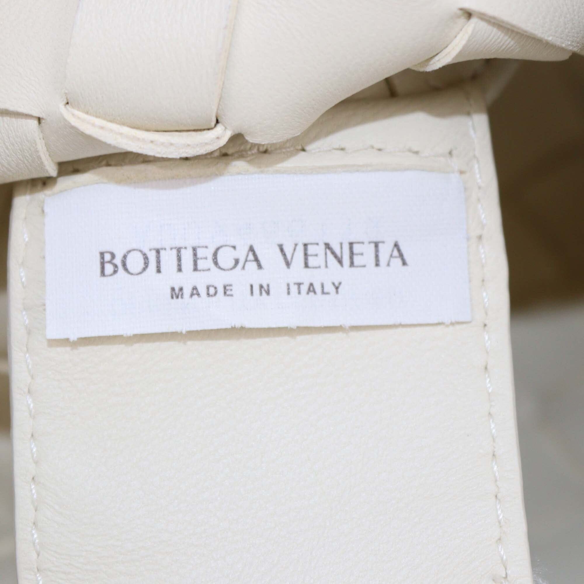 Bottega Veneta Cream Intrecciato Classic Chain Sardine Bag Womens Bottega Veneta