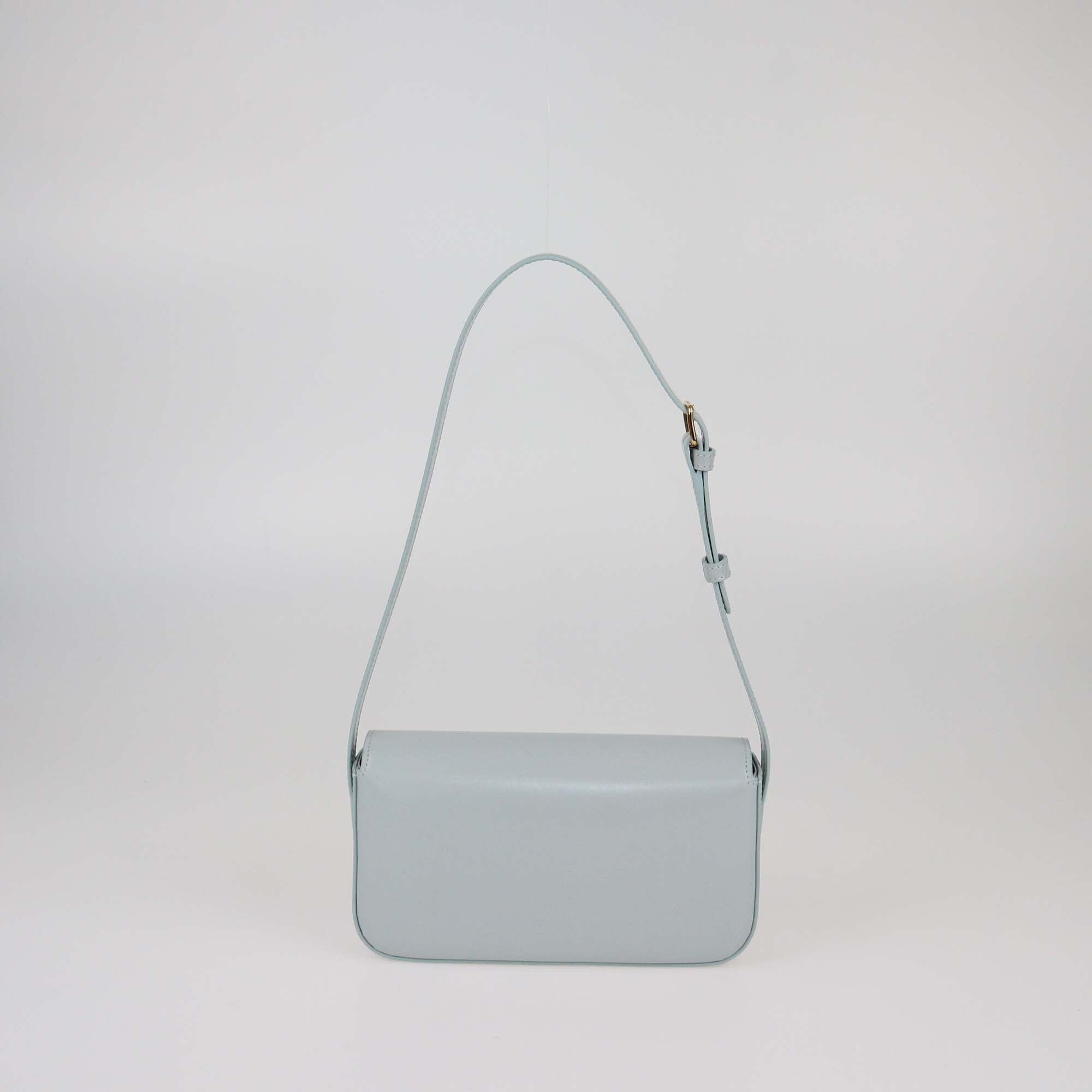 Celine Light Blue Claude Shoulder Bag Womens Celine