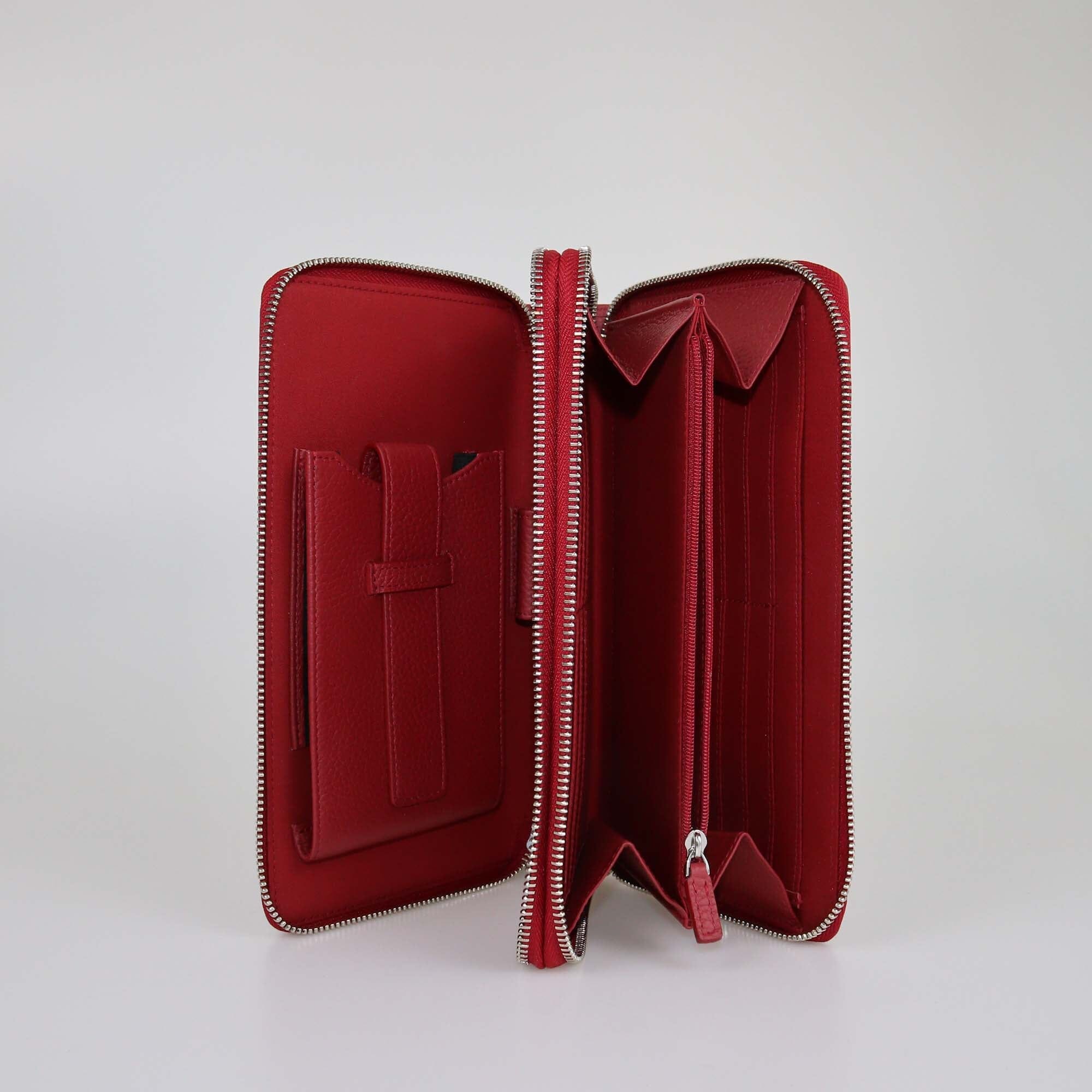 Montblanc Red Nightflight Travel Companion Organizer Womens Montblanc