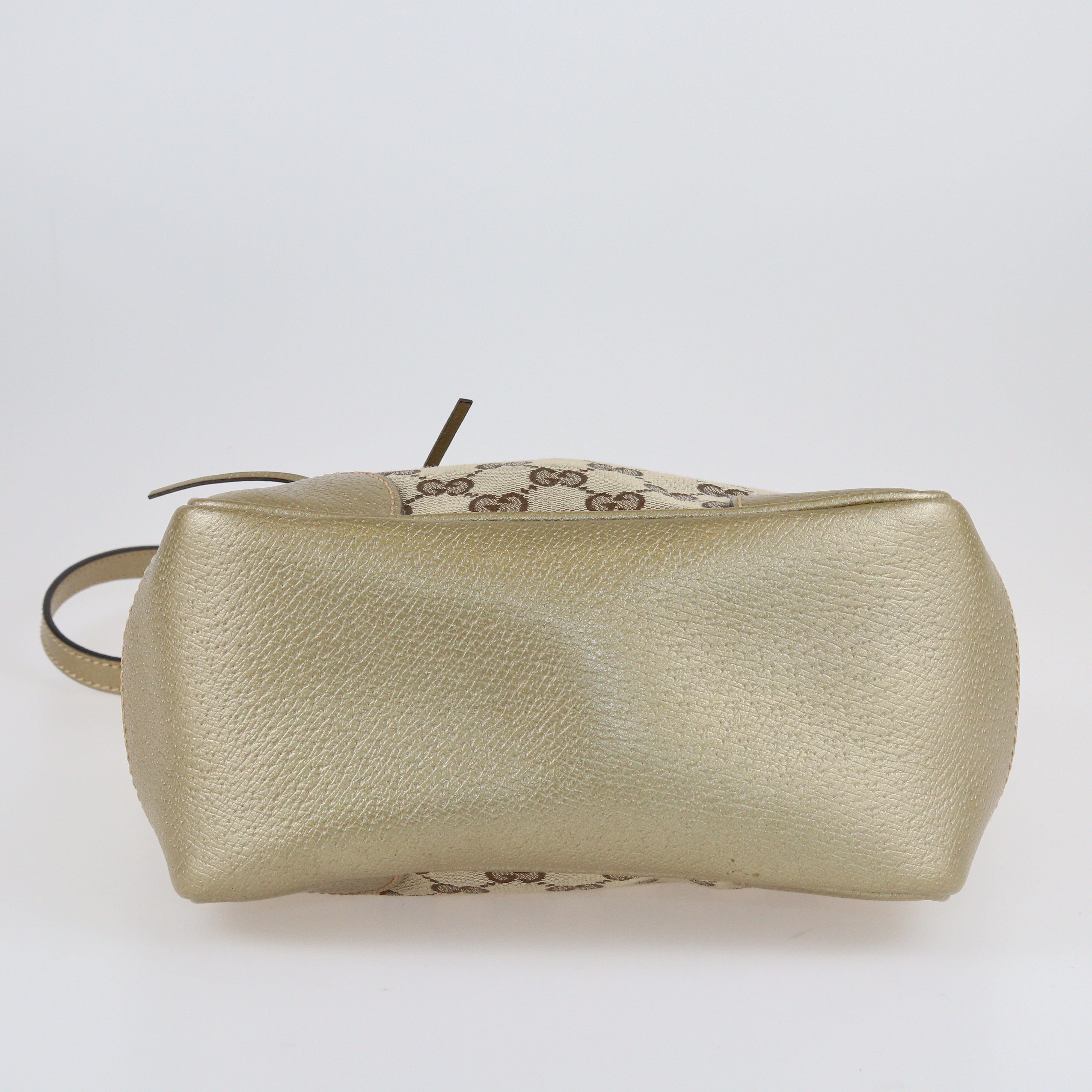 Metallic Beige GG Bree Tote Bag Bags Gucci