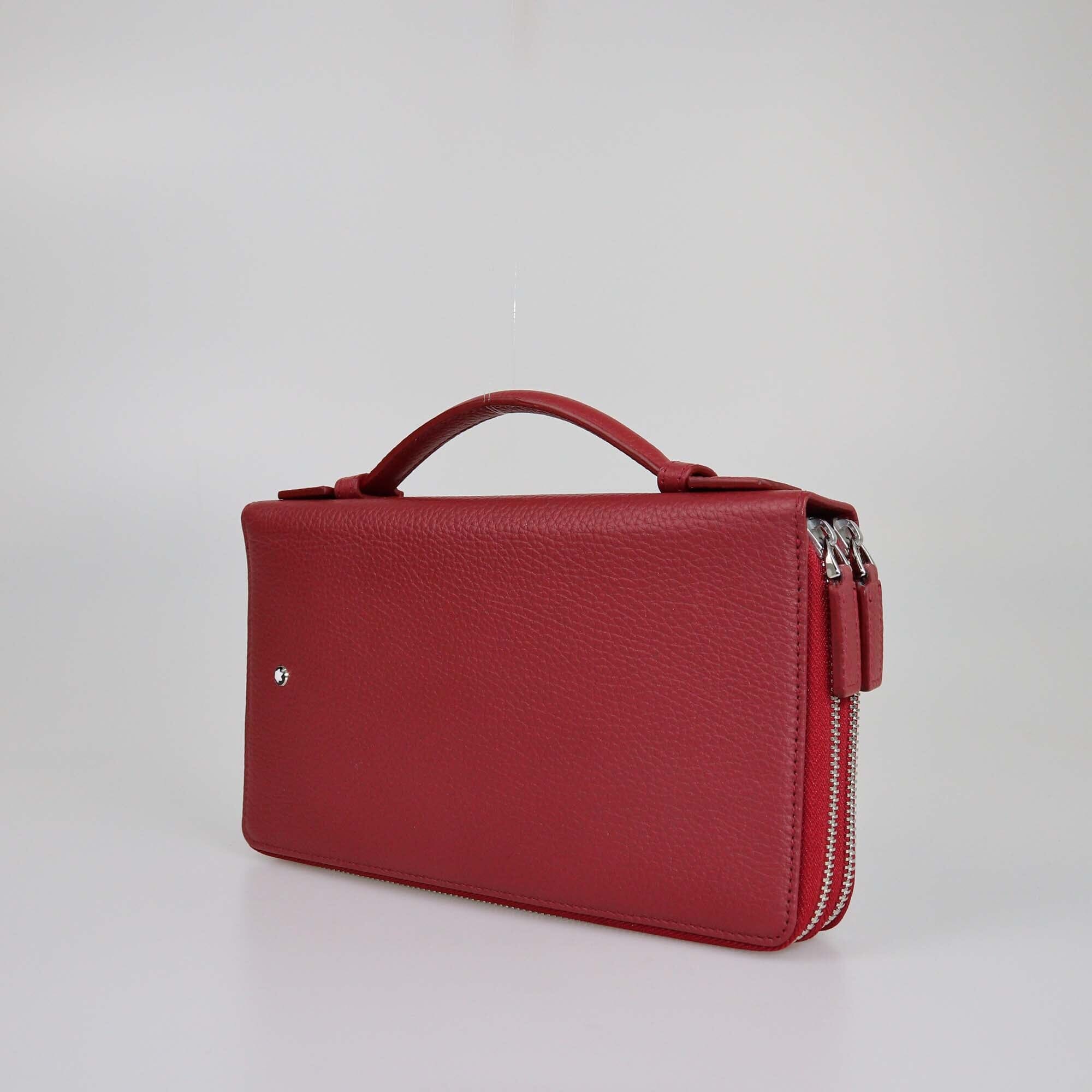 Montblanc Red Nightflight Travel Companion Organizer Womens Montblanc