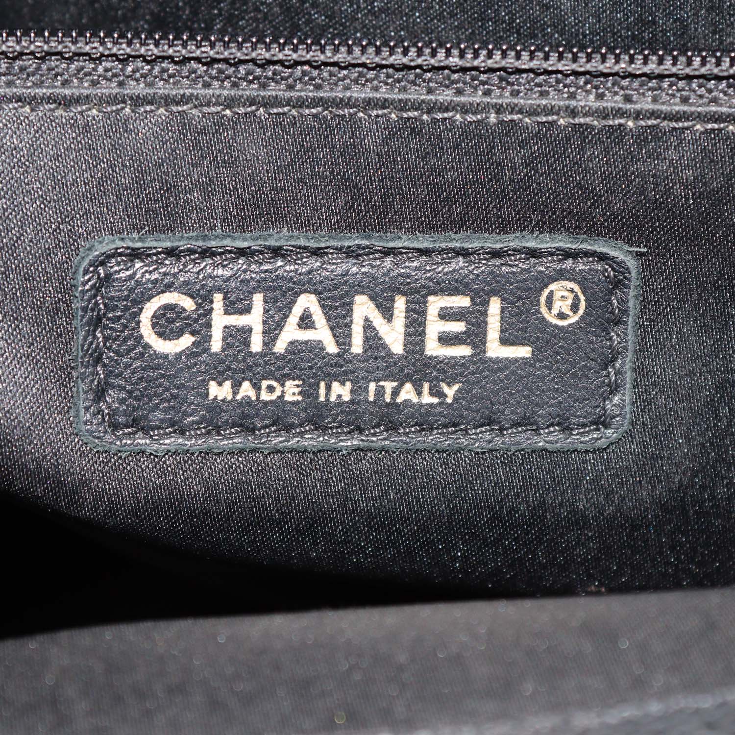 Chanel Black Quilted Caviar Leather XL Grand Shopping Tote