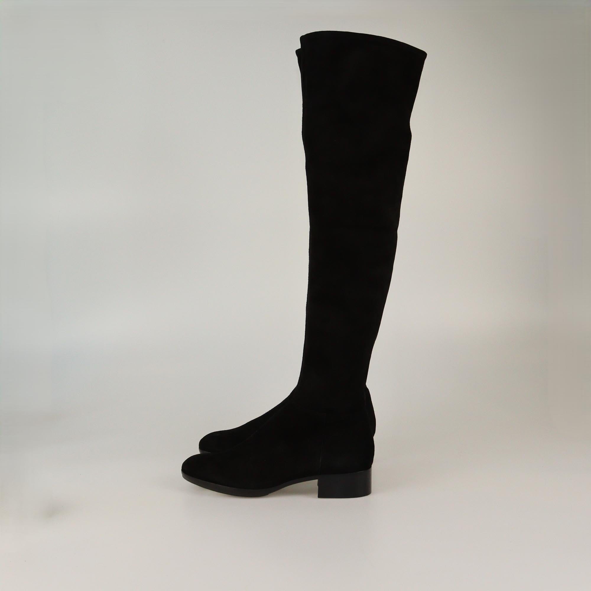 Alaia Black Knee Length Boots Womens Alaia