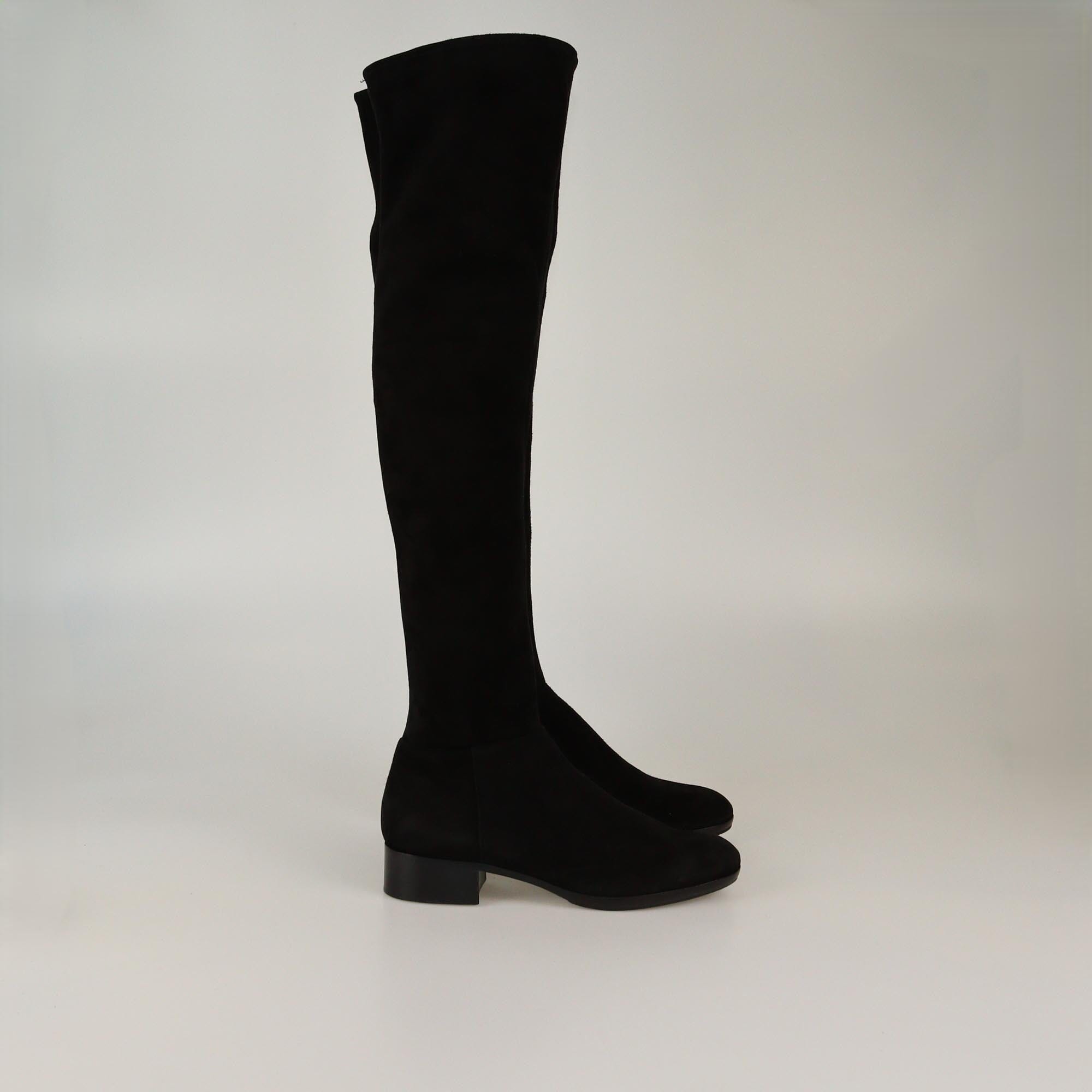 Alaia Black Knee Length Boots Womens Alaia