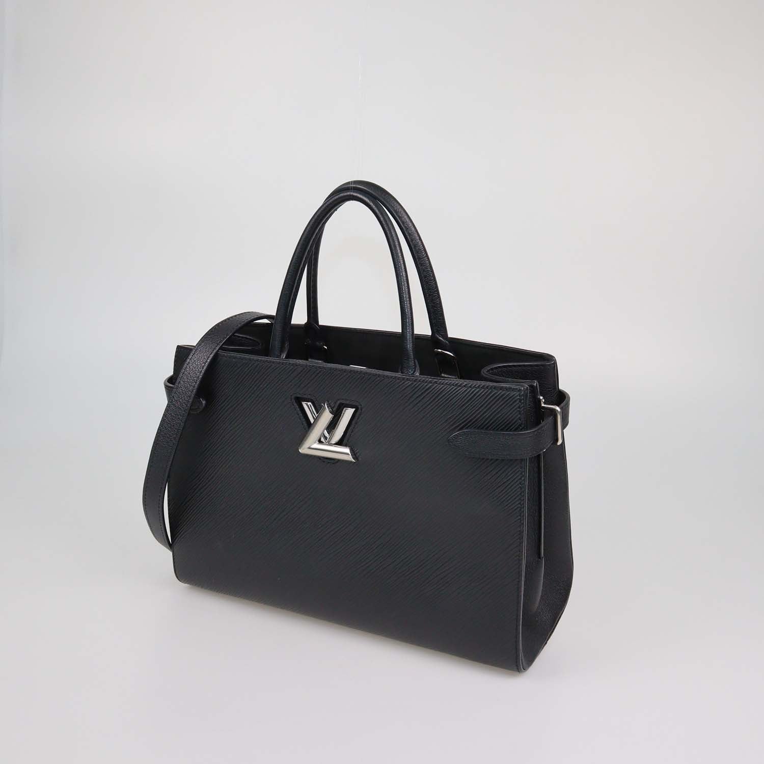 Louis Vuitton Black Epi Leather Twist Tote