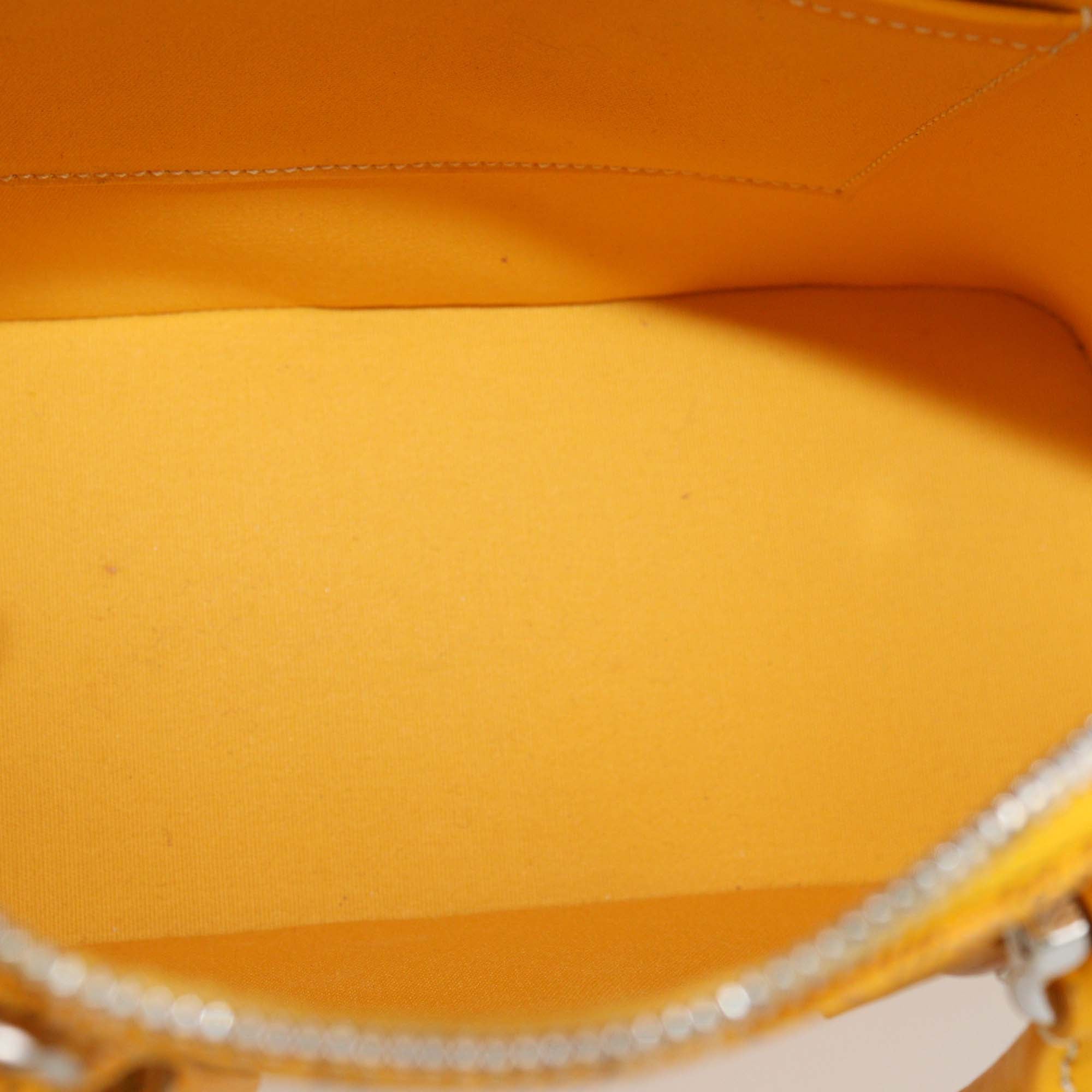 Goyard Yellow Goyardine Vendome Mini Bag