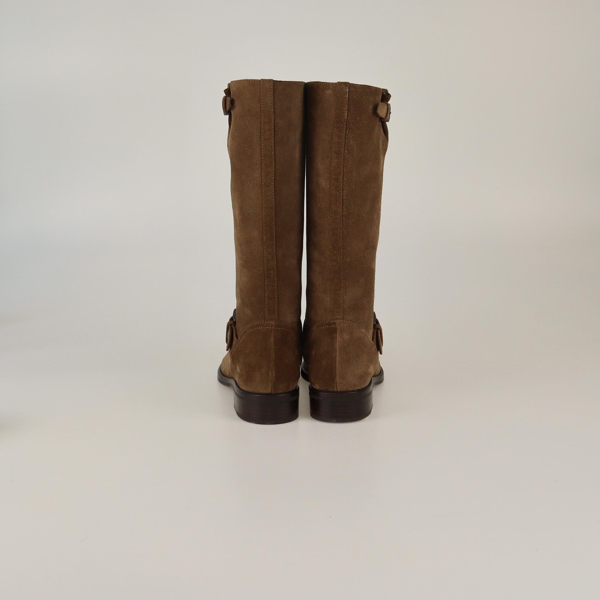 Bottega Veneta Brown Riding Boots Womens Bottega Veneta