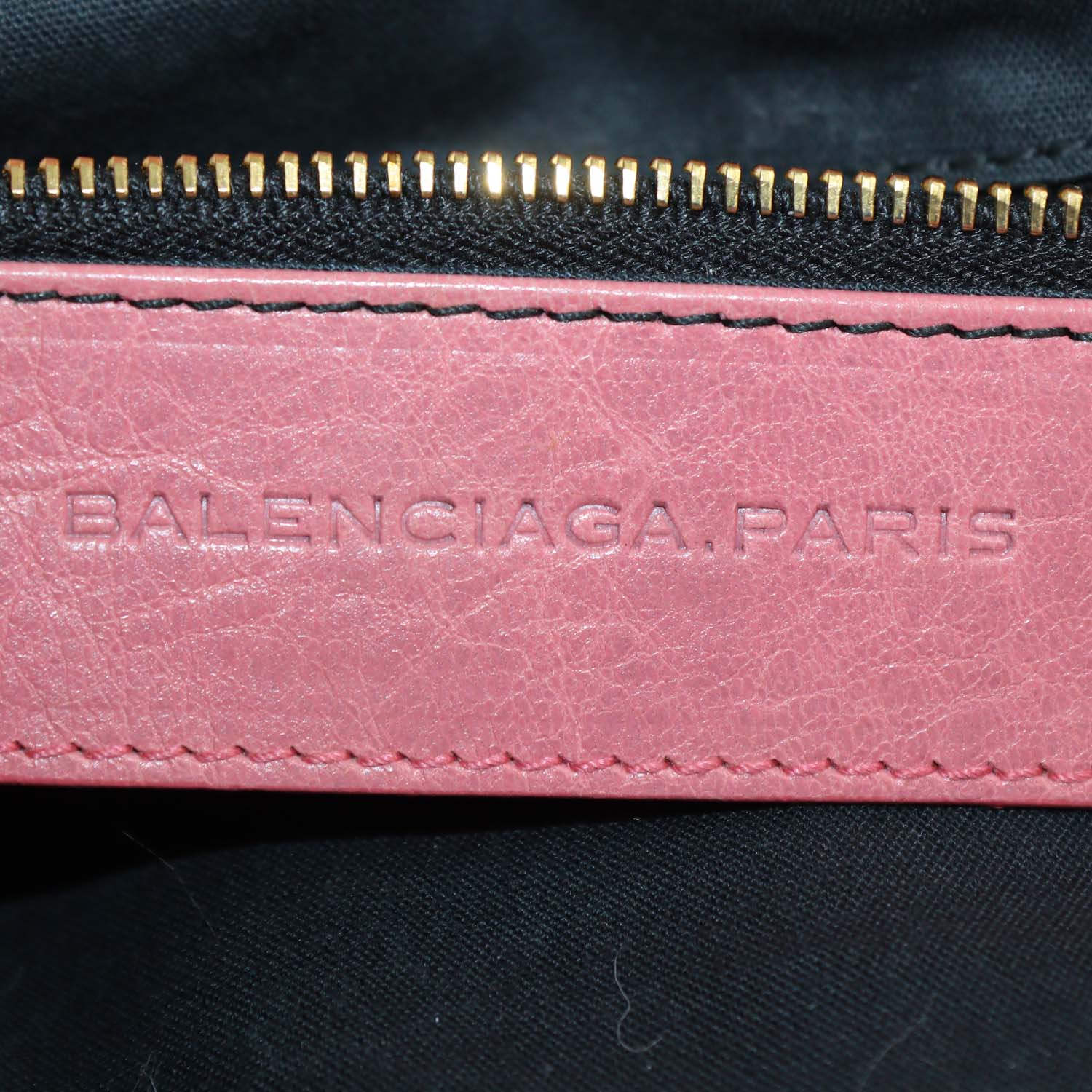Balenciaga Pink Leather GRH Velo Bag