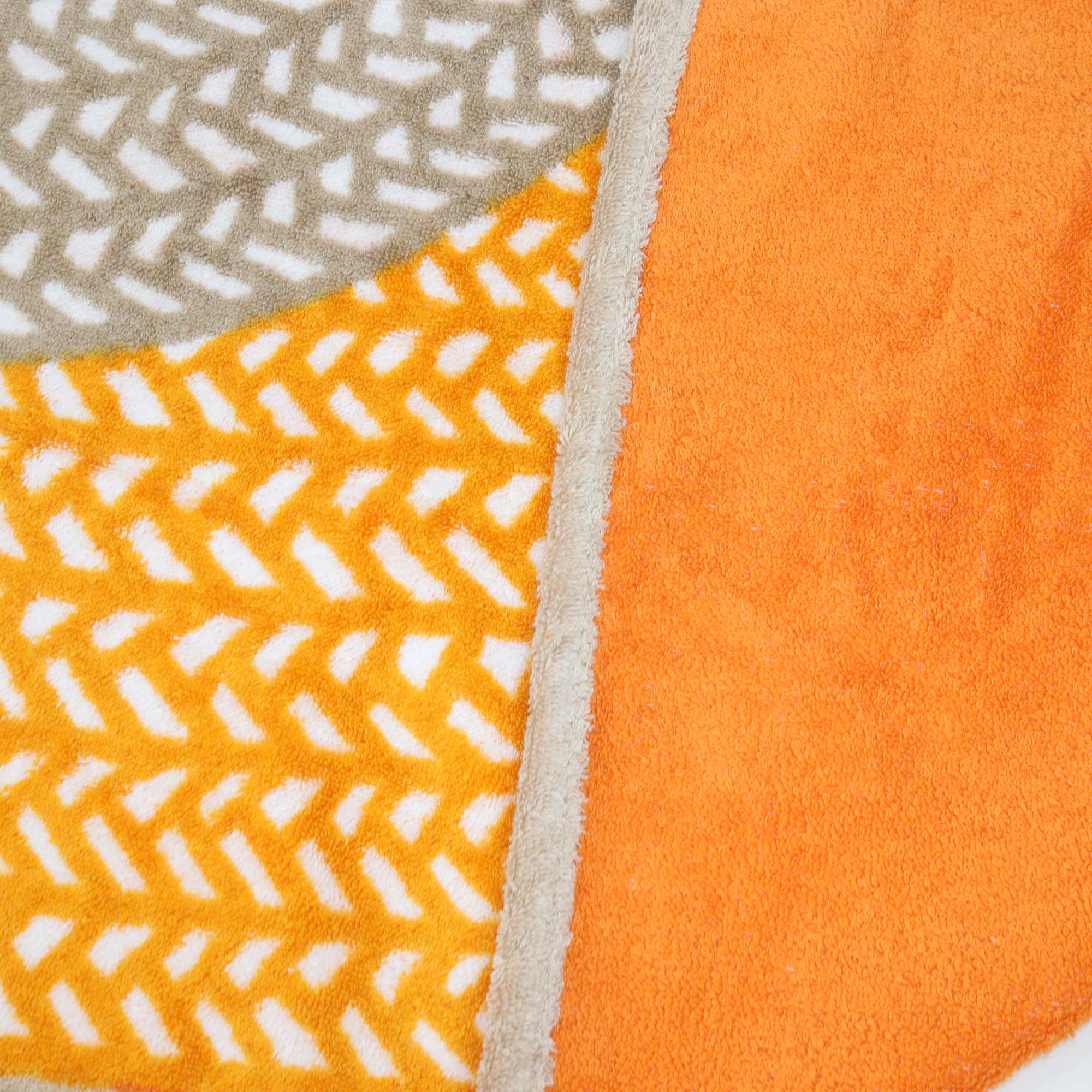Hermes Multicolor Terry Cloth Poisson Natte Beach Towel