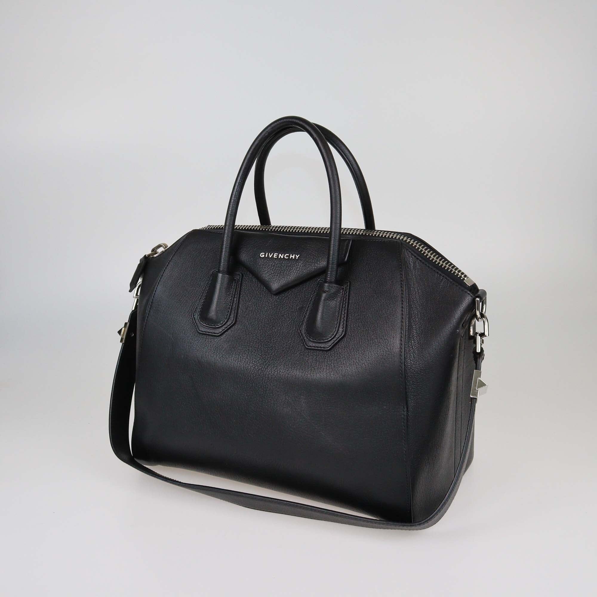 Givenchy Black Medium Antigona Satchel Womens Givenchy